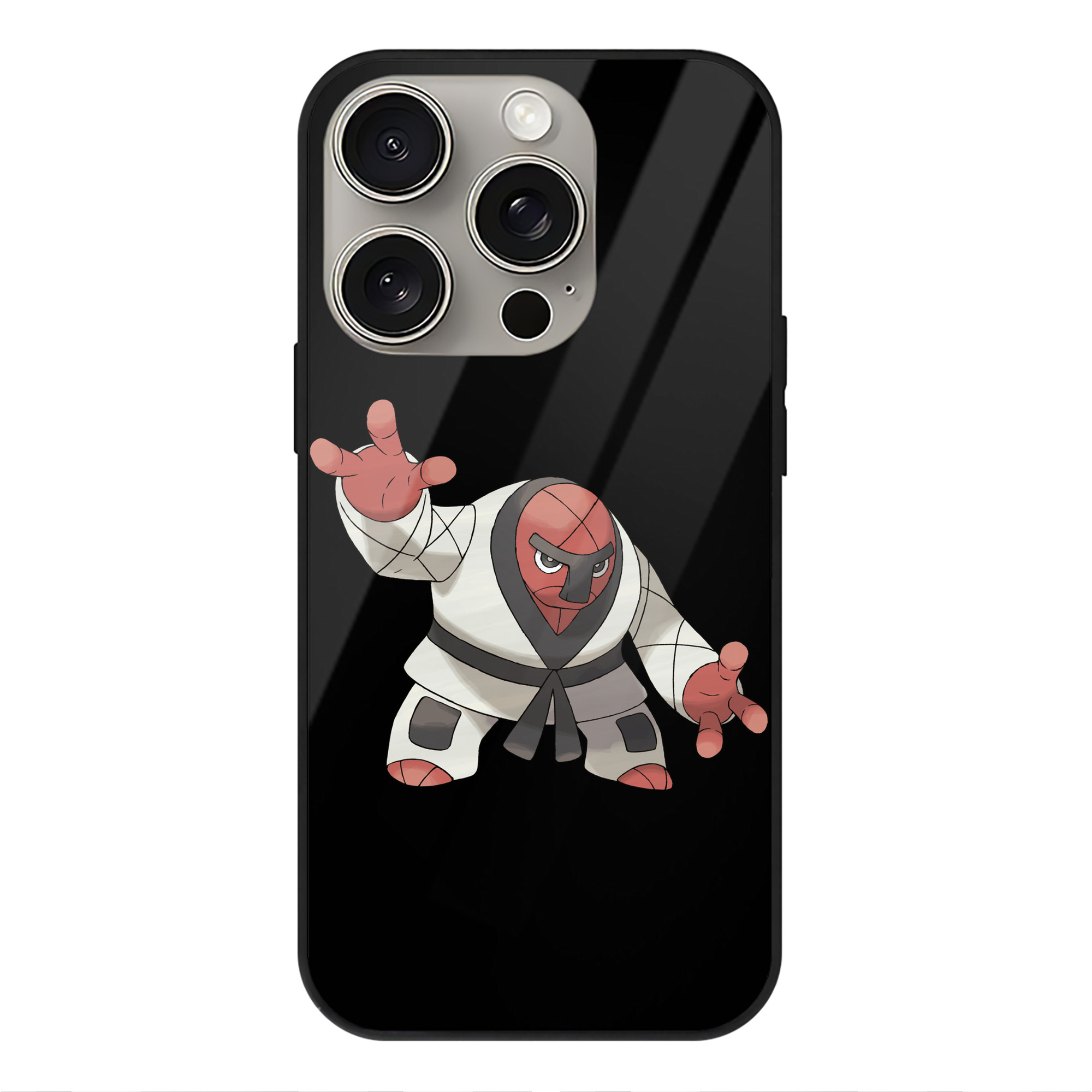 （画像用） ポケットモンスター Pokémon 【iPhone15Pro対応】スマホケース 耐衝撃＆黄変防止 背面ガラス