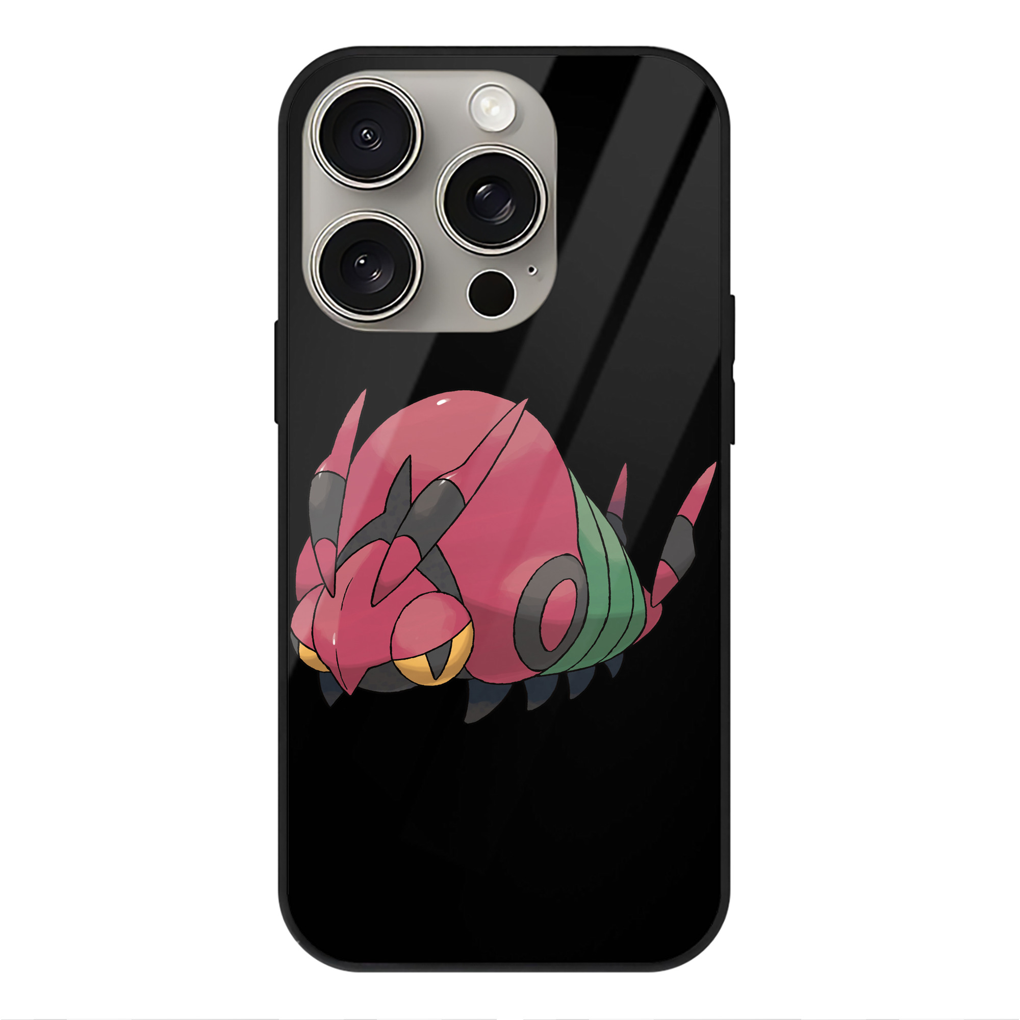（画像用） ポケットモンスター Pokémon 【iPhone15Pro対応】スマホケース 耐衝撃＆黄変防止 背面ガラス