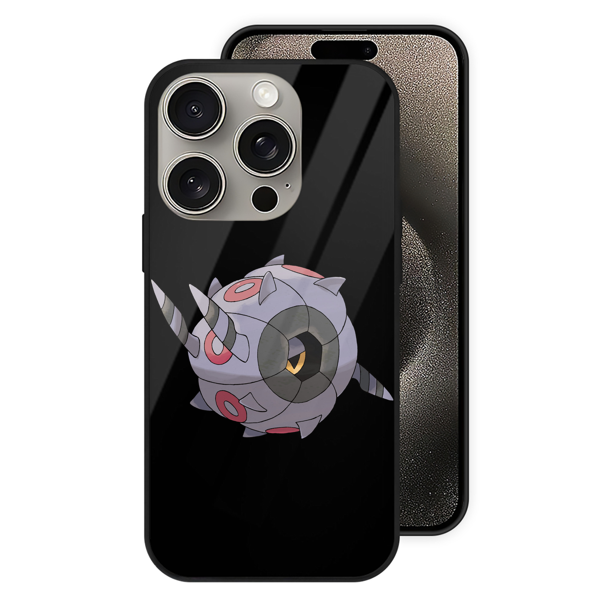 （画像用） ポケットモンスター Pokémon 【iPhone15Pro対応】スマホケース 耐衝撃＆黄変防止 背面ガラス