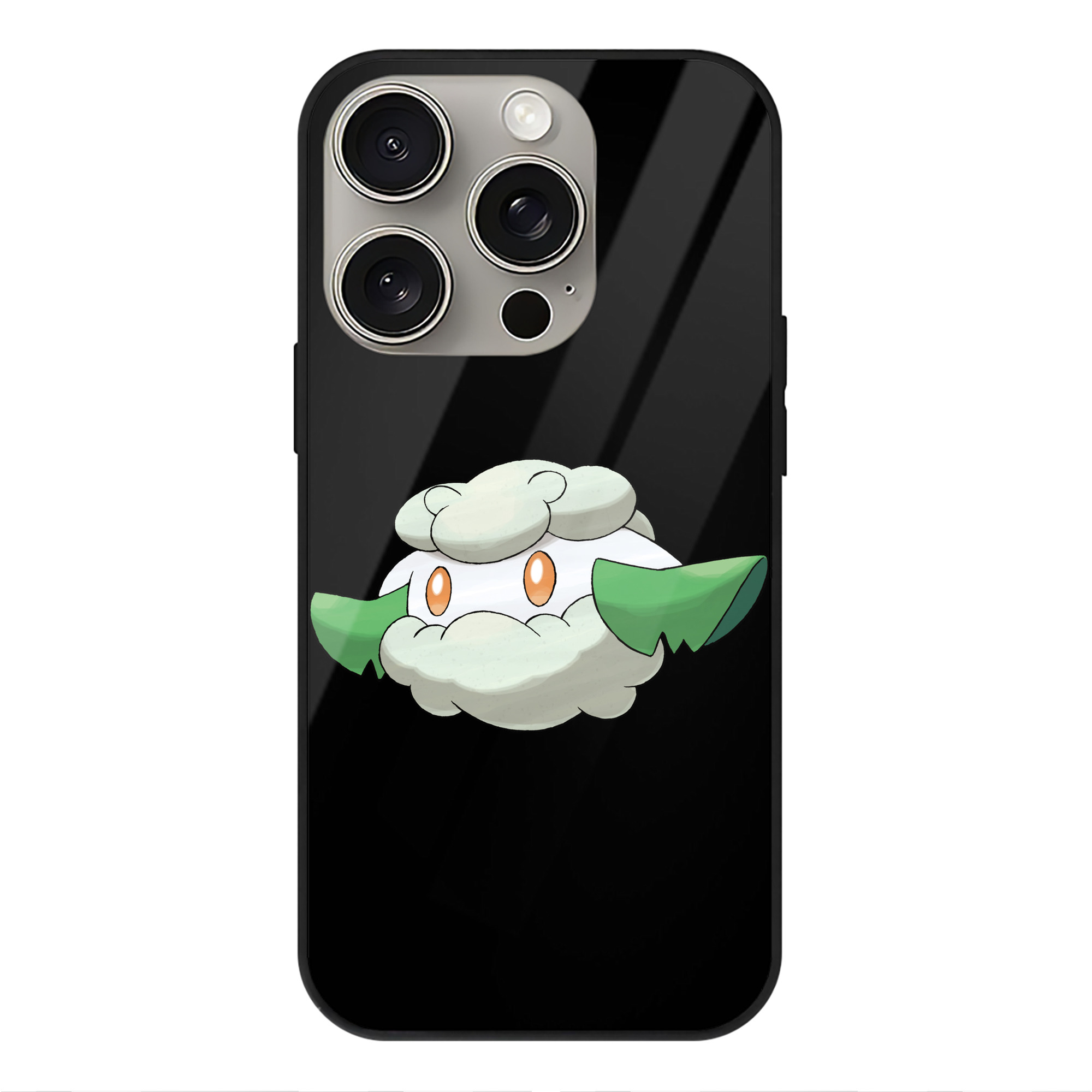 （画像用） ポケットモンスター Pokémon 【iPhone15Pro対応】スマホケース 耐衝撃＆黄変防止 背面ガラス