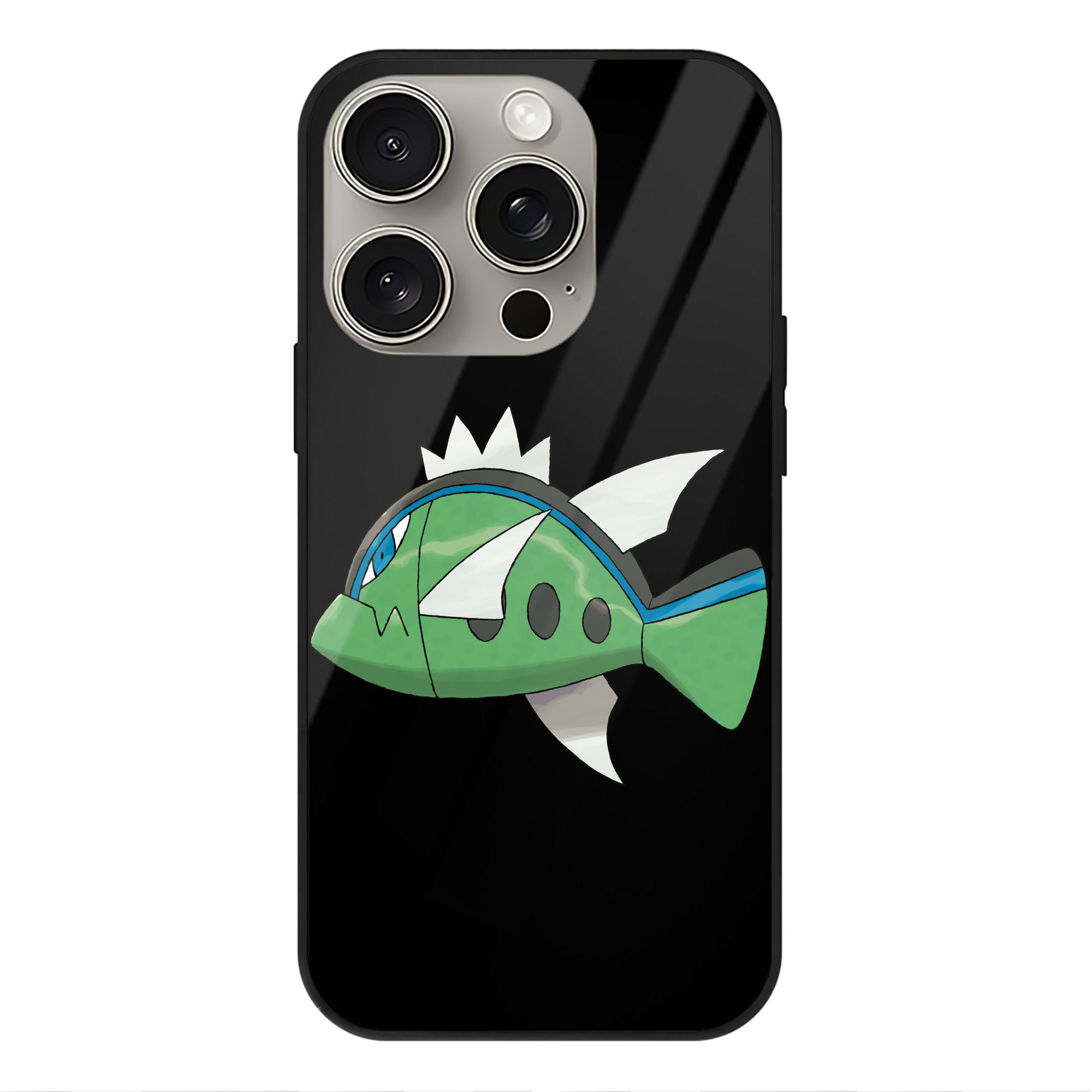 （画像用） ポケットモンスター Pokémon 【iPhone15Pro対応】スマホケース 耐衝撃＆黄変防止 背面ガラス