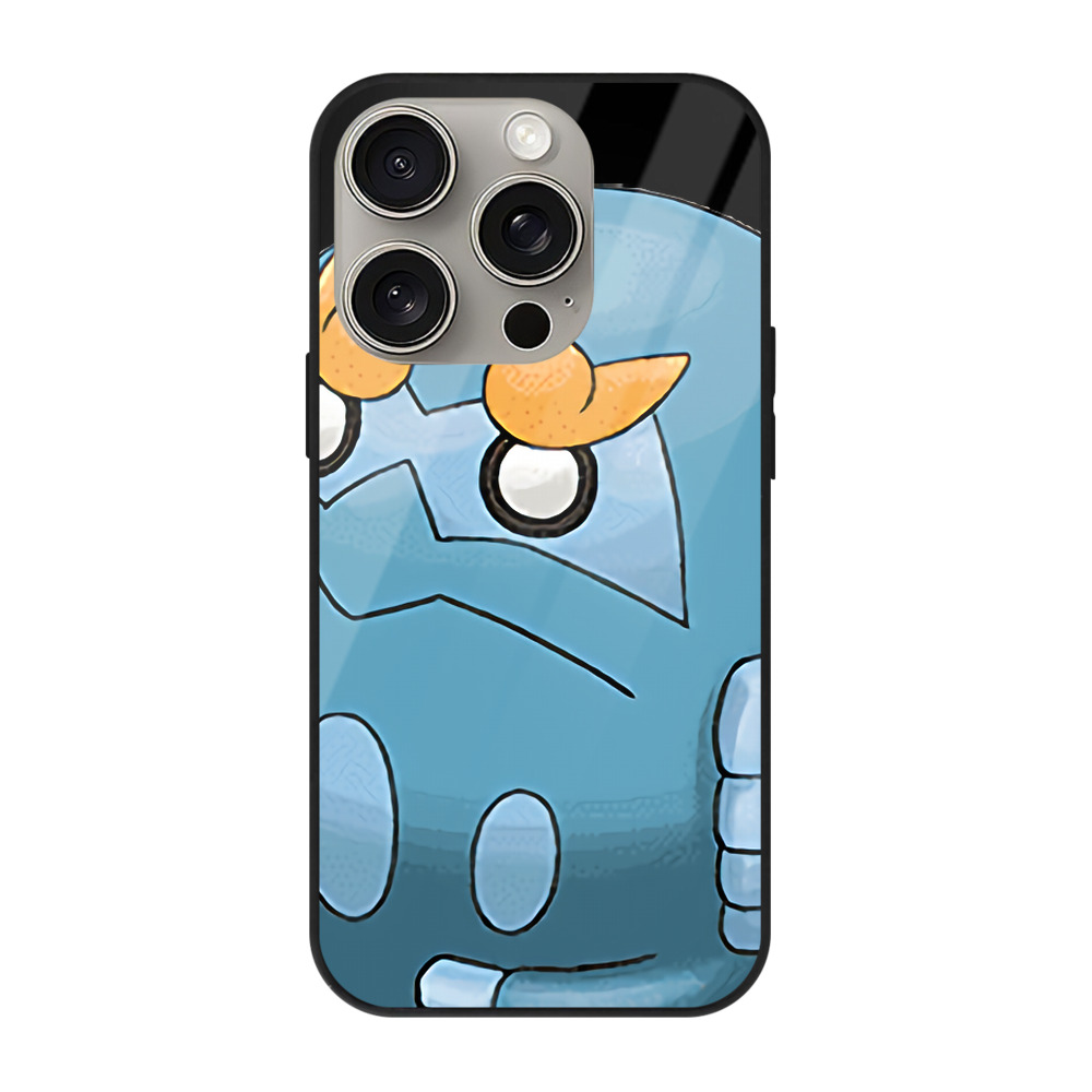 （画像用） ポケットモンスター Pokémon 【iPhone15Pro対応】スマホケース 耐衝撃＆黄変防止 背面ガラス