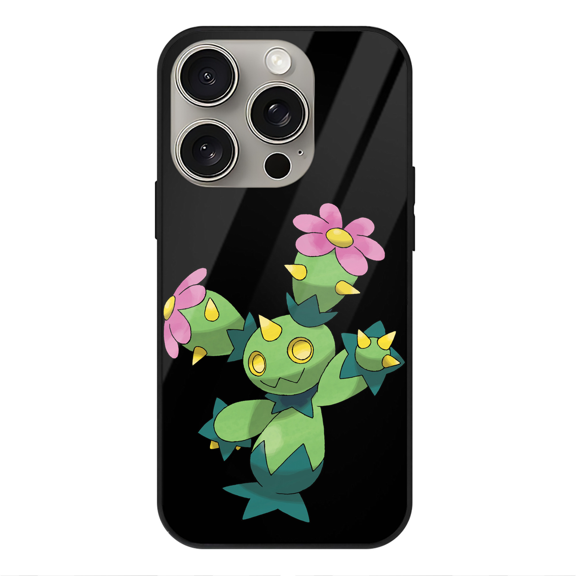 （画像用） ポケットモンスター Pokémon 【iPhone15Pro対応】スマホケース 耐衝撃＆黄変防止 背面ガラス