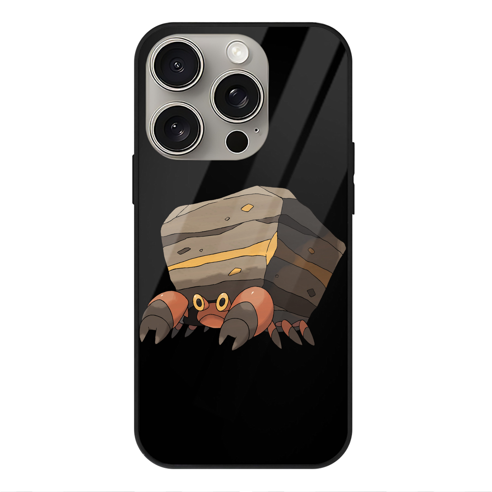 （画像用） ポケットモンスター Pokémon 【iPhone15Pro対応】スマホケース 耐衝撃＆黄変防止 背面ガラス