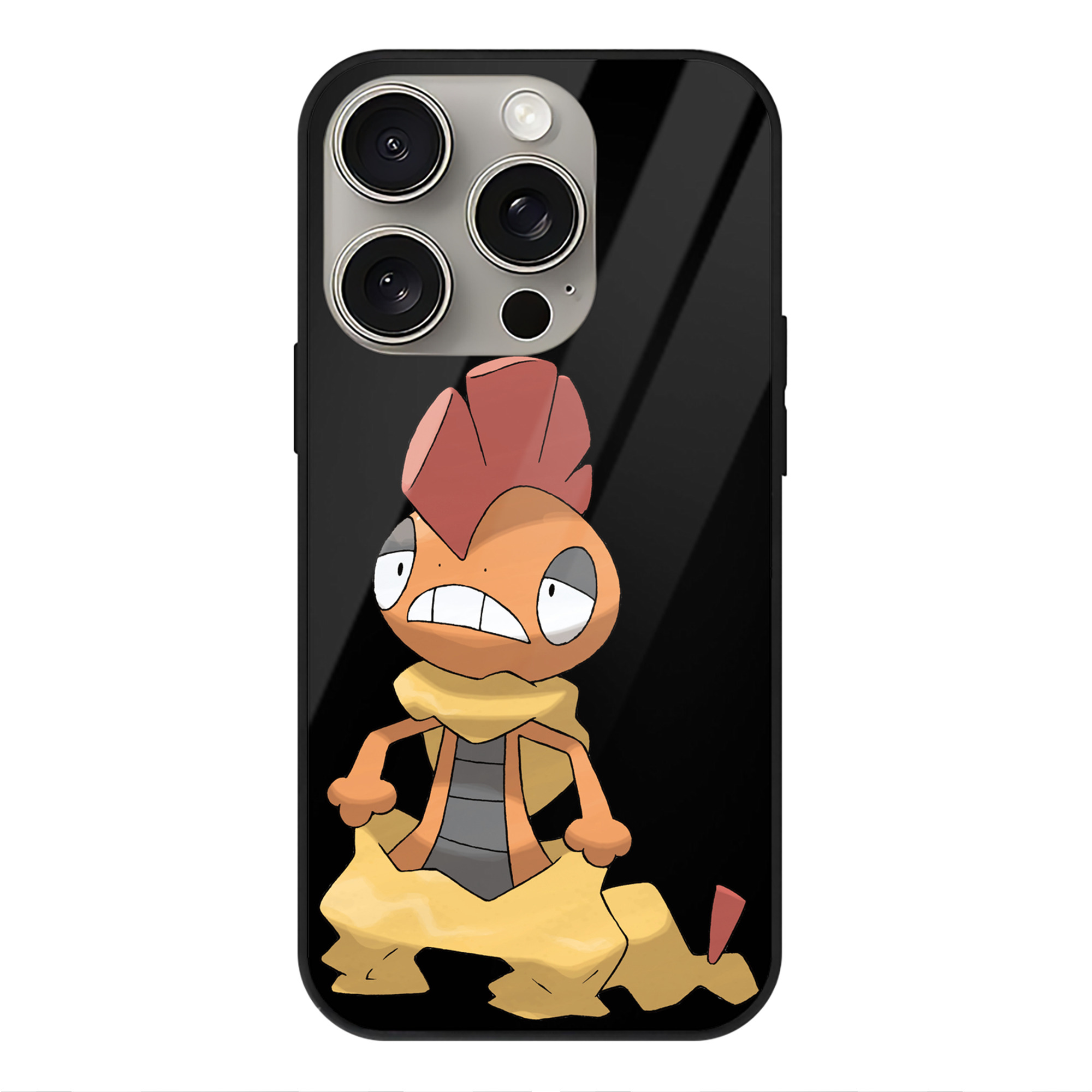 （画像用） ポケットモンスター Pokémon 【iPhone15Pro対応】スマホケース 耐衝撃＆黄変防止 背面ガラス