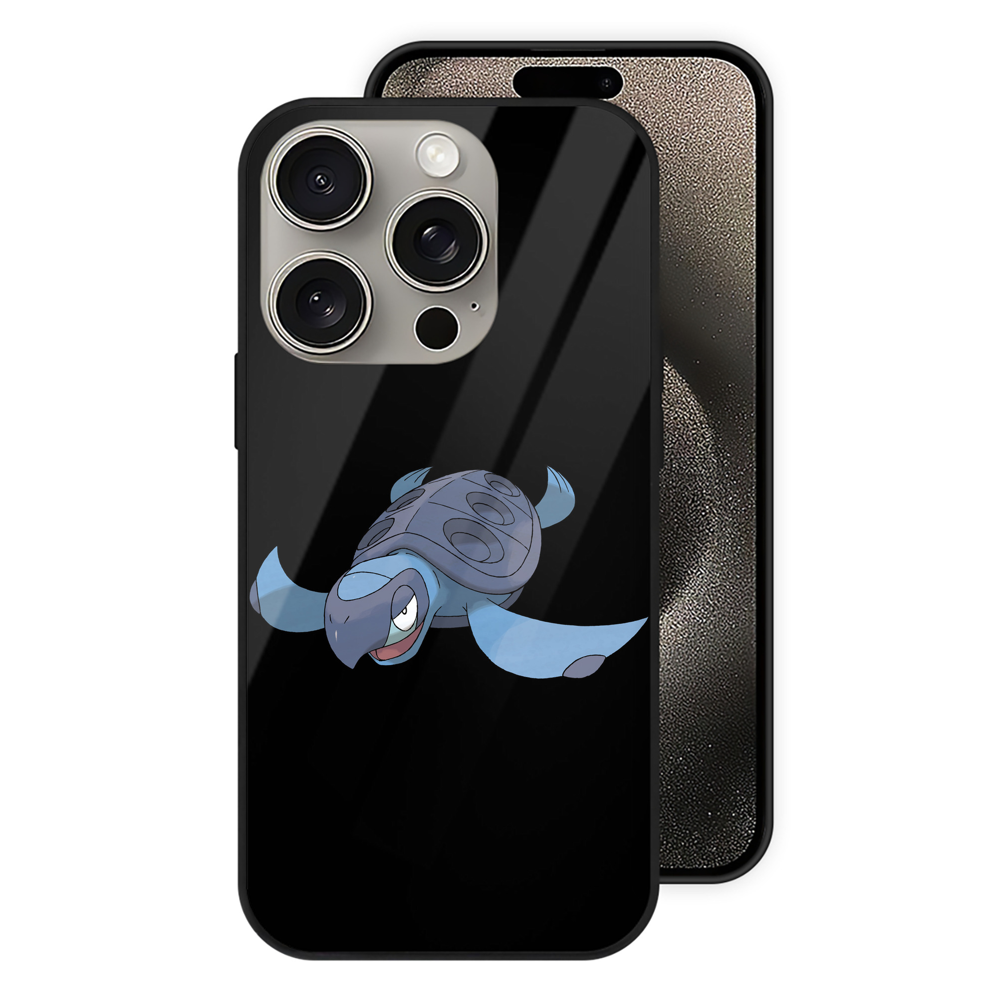 （画像用） ポケットモンスター Pokémon 【iPhone15Pro対応】スマホケース 耐衝撃＆黄変防止 背面ガラス