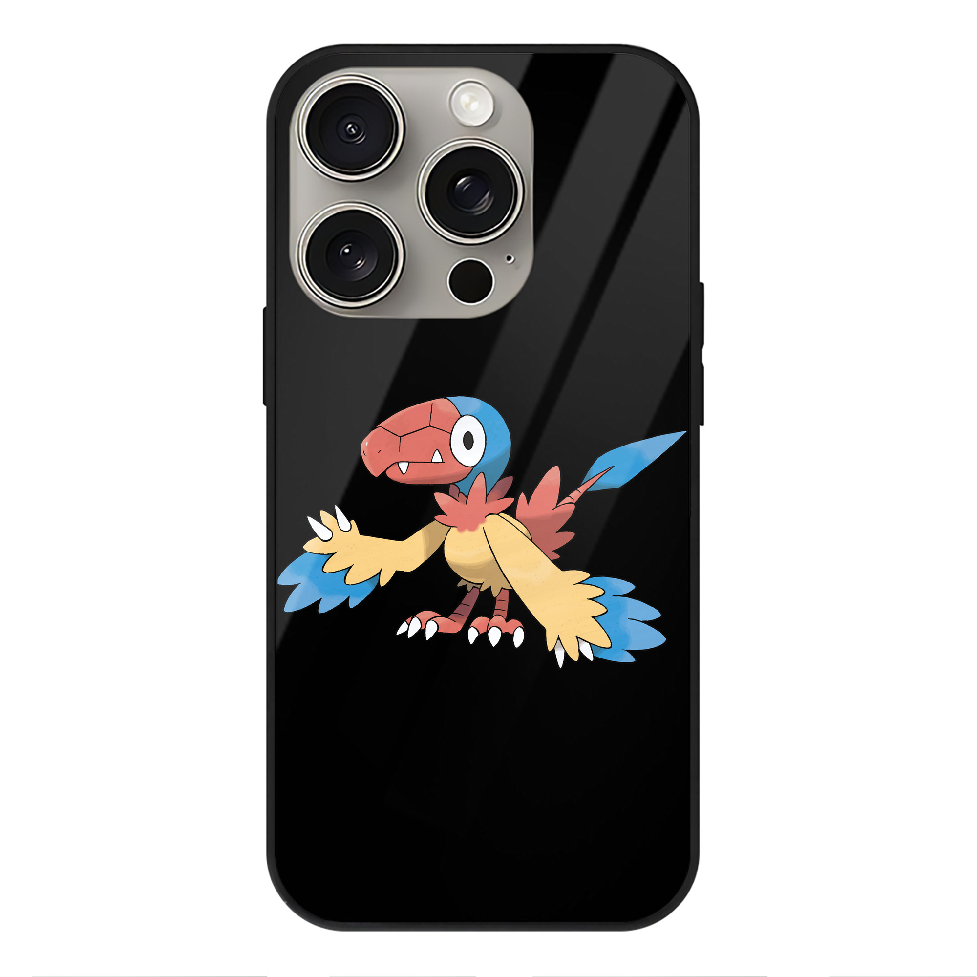 （画像用） ポケットモンスター Pokémon 【iPhone15Pro対応】スマホケース 耐衝撃＆黄変防止 背面ガラス