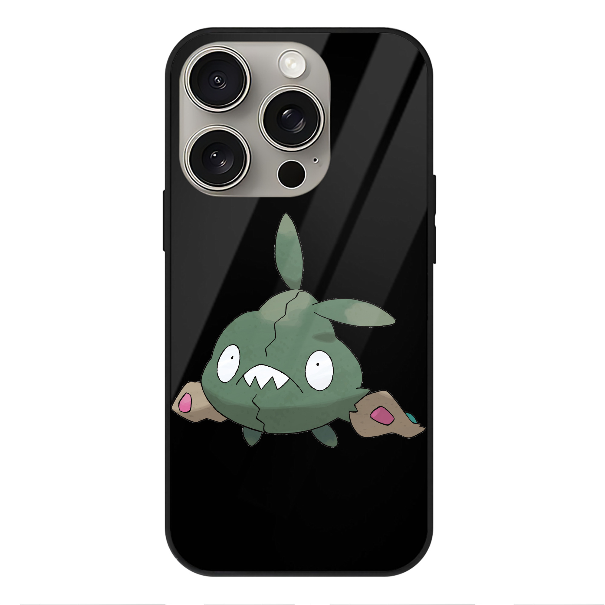 （画像用） ポケットモンスター Pokémon 【iPhone15Pro対応】スマホケース 耐衝撃＆黄変防止 背面ガラス