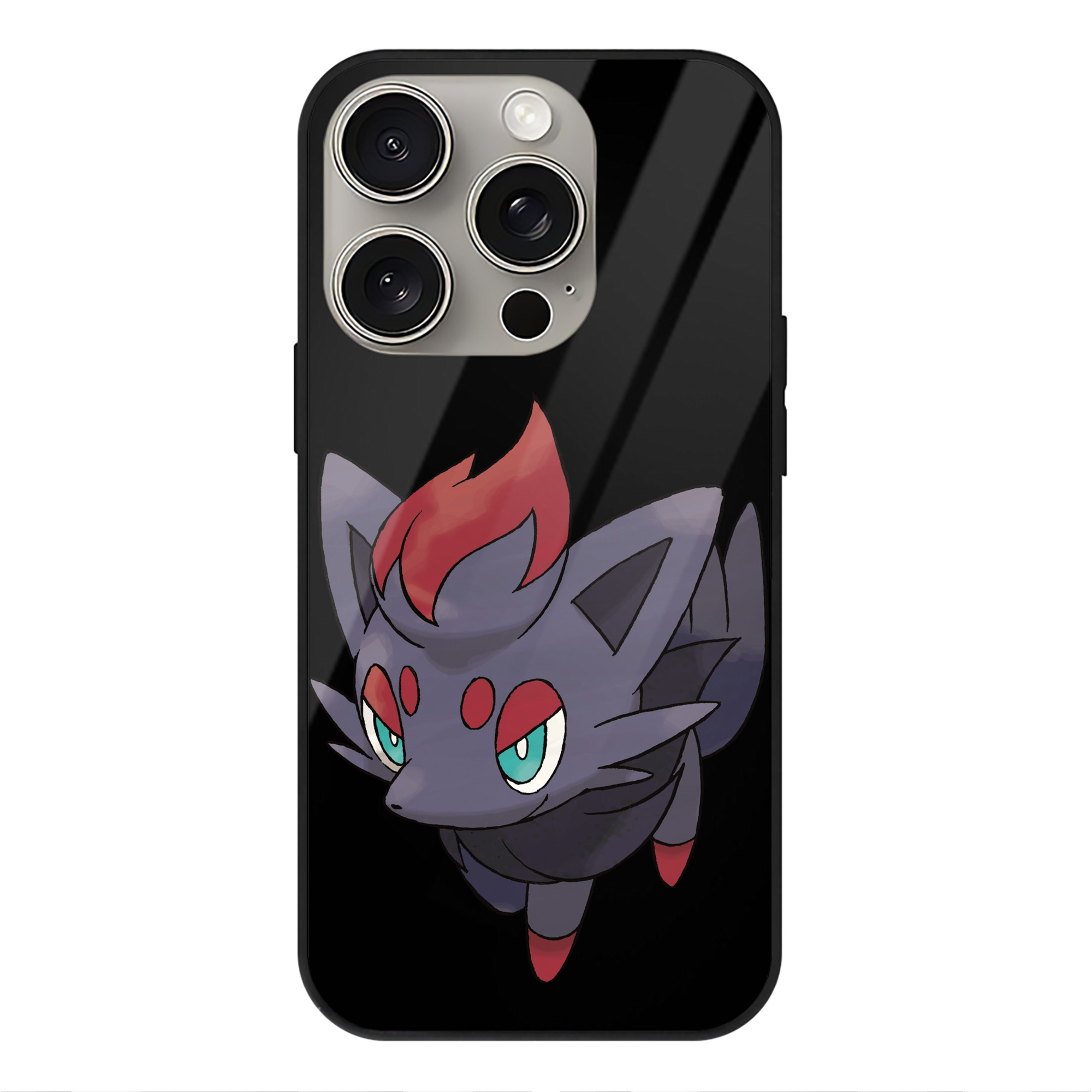 （画像用） ポケットモンスター Pokémon 【iPhone15Pro対応】スマホケース 耐衝撃＆黄変防止 背面ガラス