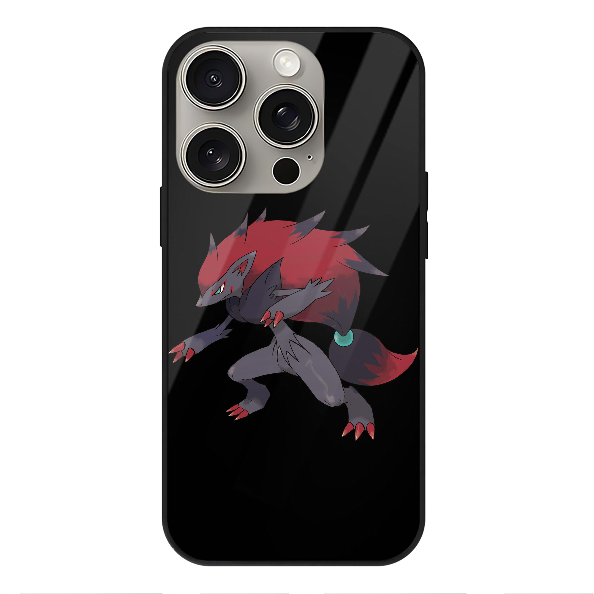 （画像用） ポケットモンスター Pokémon 【iPhone15Pro対応】スマホケース 耐衝撃＆黄変防止 背面ガラス