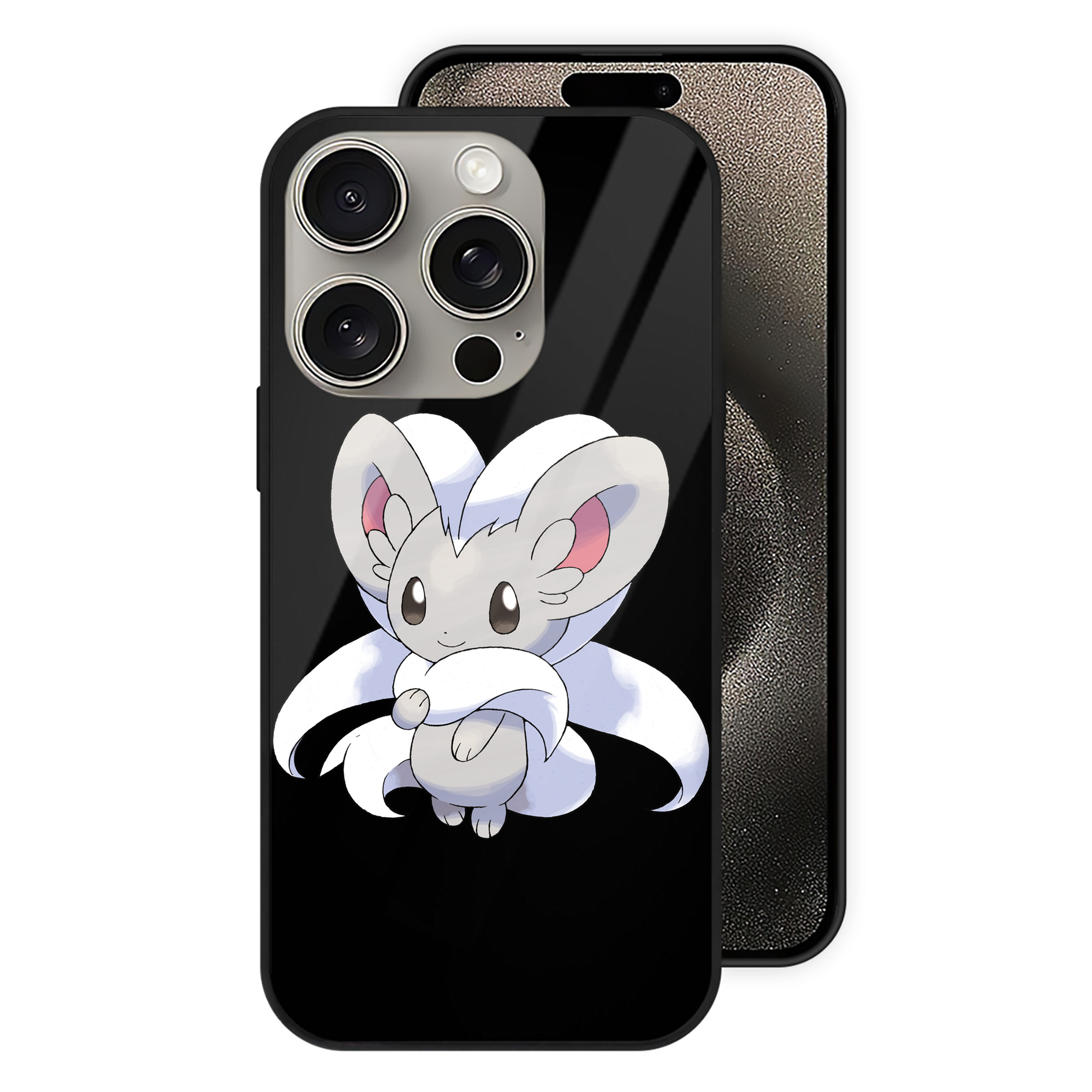 （画像用） ポケットモンスター Pokémon 【iPhone15Pro対応】スマホケース 耐衝撃＆黄変防止 背面ガラス