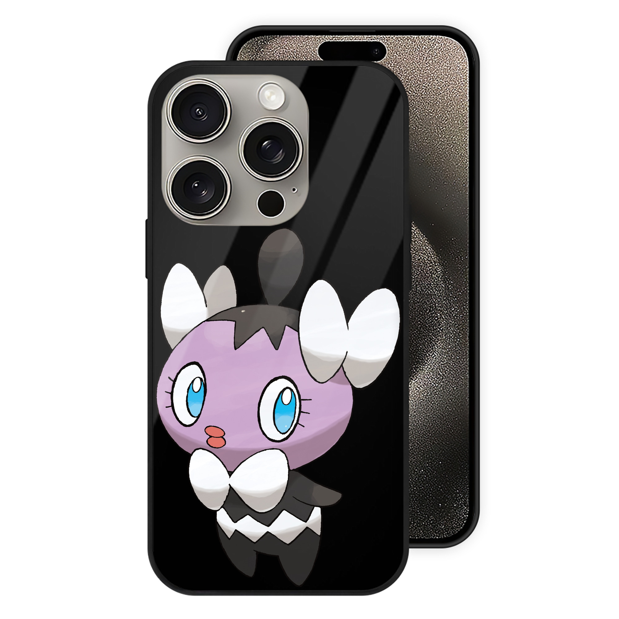 （画像用） ポケットモンスター Pokémon 【iPhone15Pro対応】スマホケース 耐衝撃＆黄変防止 背面ガラス