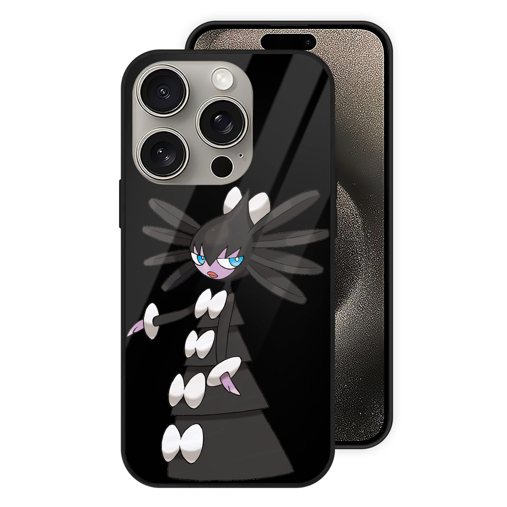 （画像用） ポケットモンスター Pokémon 【iPhone15Pro対応】スマホケース 耐衝撃＆黄変防止 背面ガラス