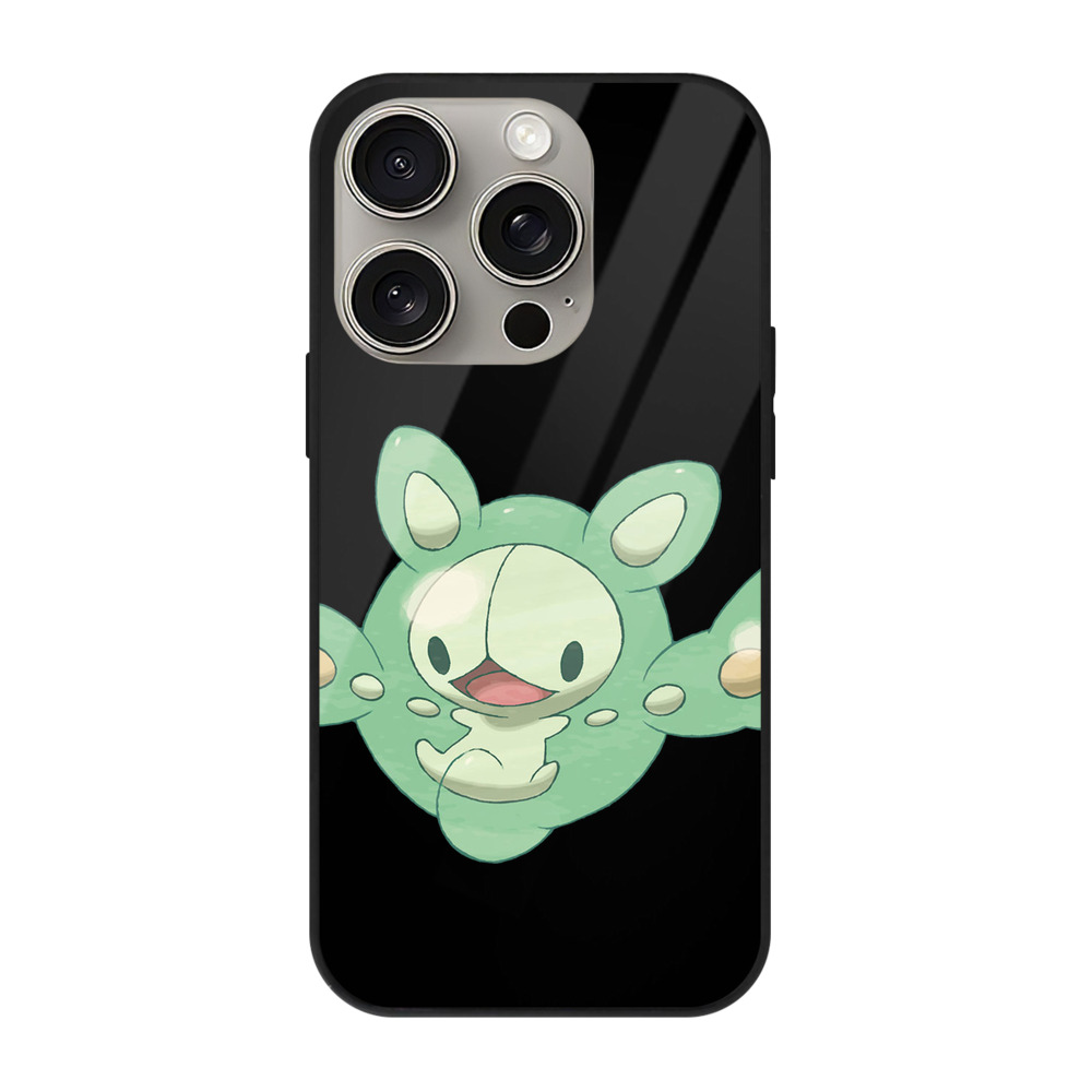 （画像用） ポケットモンスター Pokémon 【iPhone15Pro対応】スマホケース 耐衝撃＆黄変防止 背面ガラス
