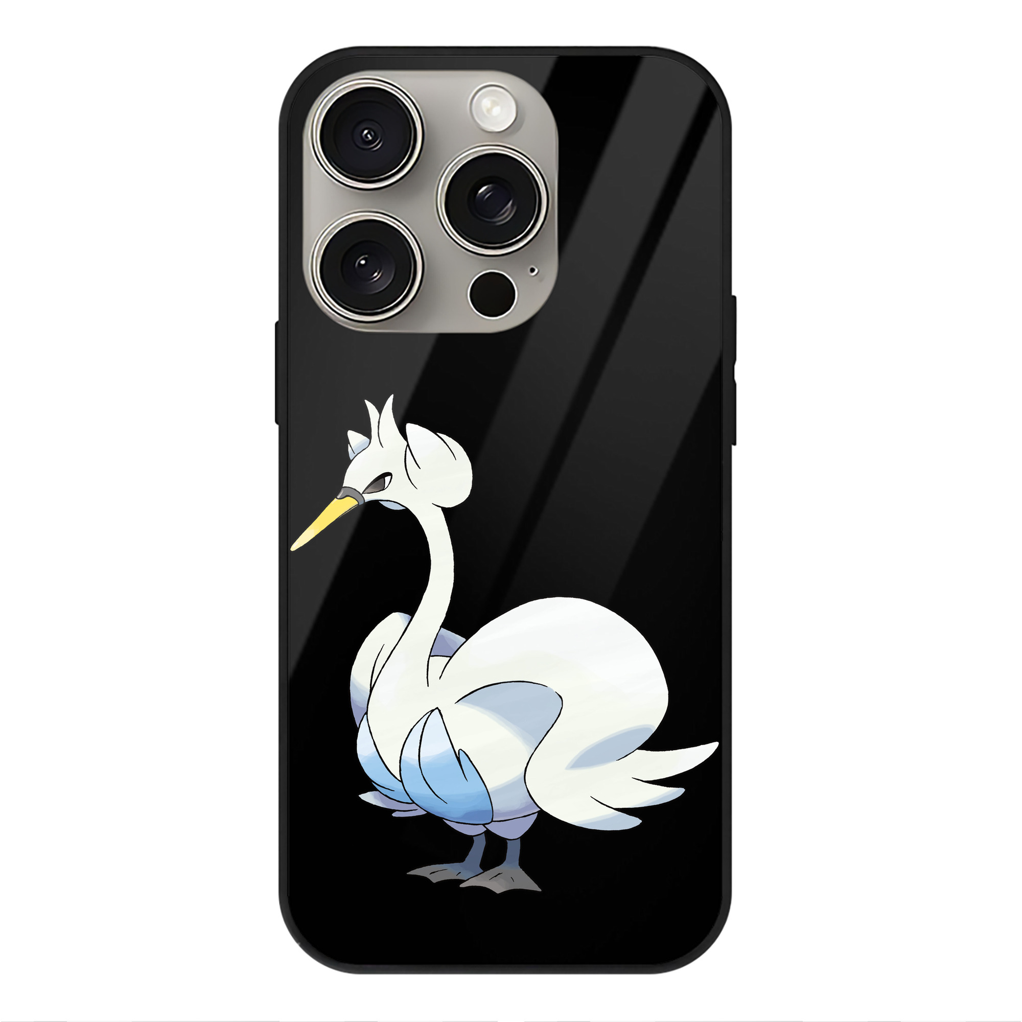 （画像用） ポケットモンスター Pokémon 【iPhone15Pro対応】スマホケース 耐衝撃＆黄変防止 背面ガラス