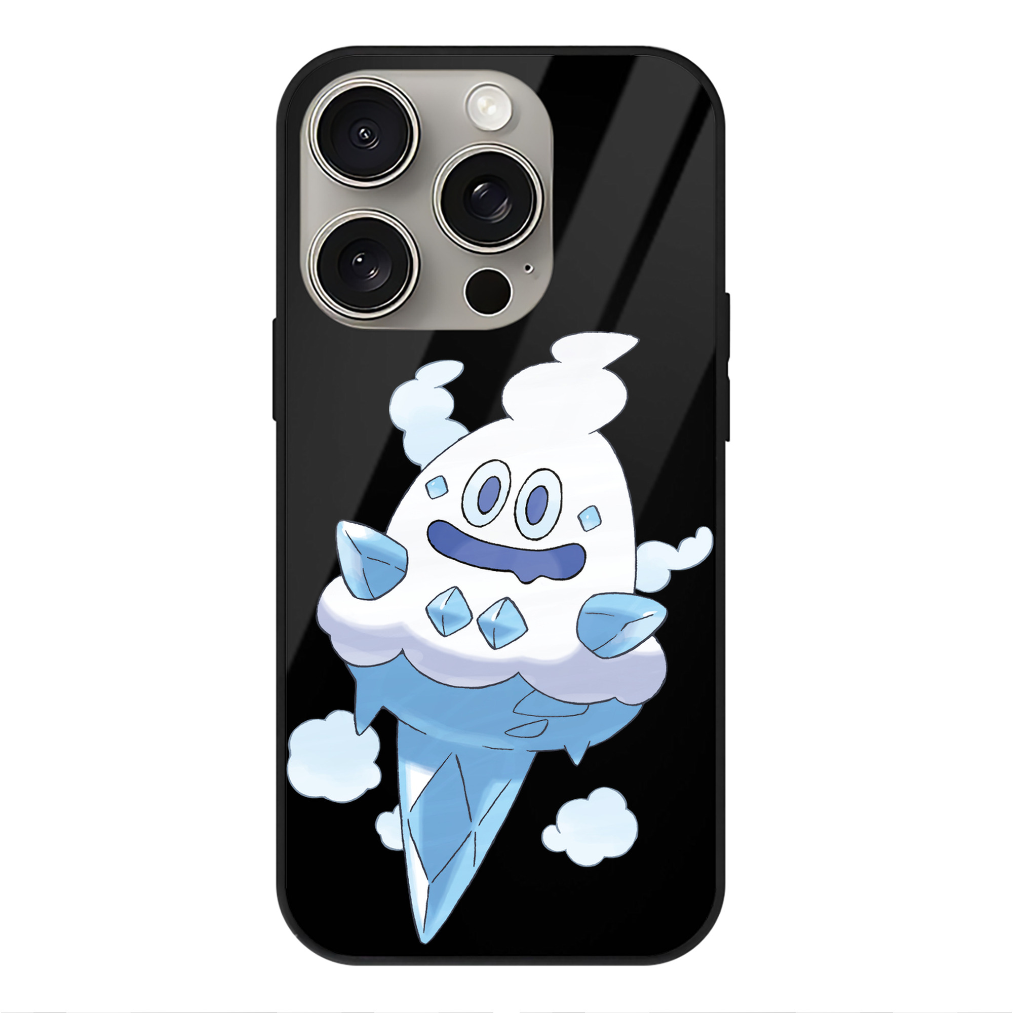（画像用） ポケットモンスター Pokémon 【iPhone15Pro対応】スマホケース 耐衝撃＆黄変防止 背面ガラス