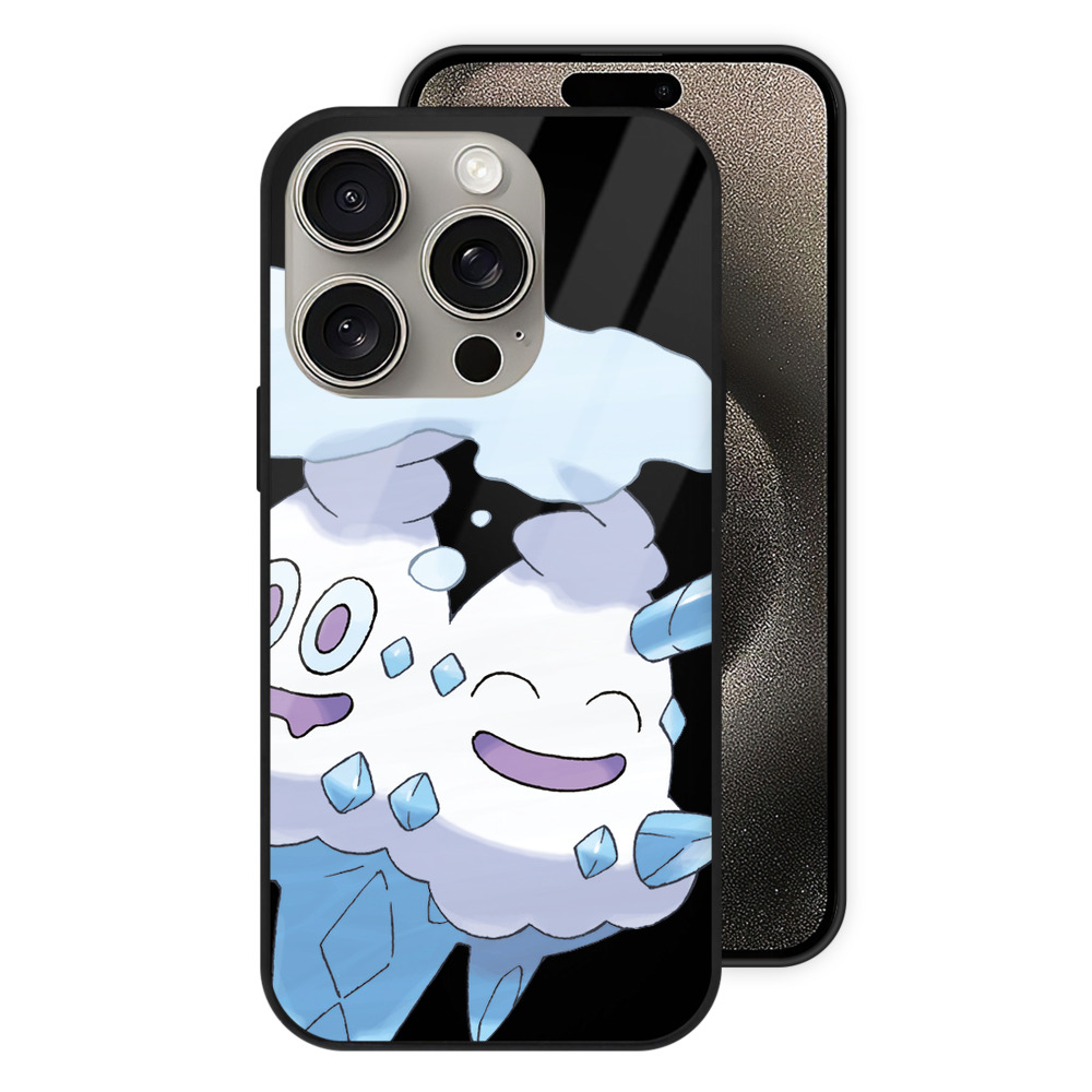 （画像用） ポケットモンスター Pokémon 【iPhone15Pro対応】スマホケース 耐衝撃＆黄変防止 背面ガラス