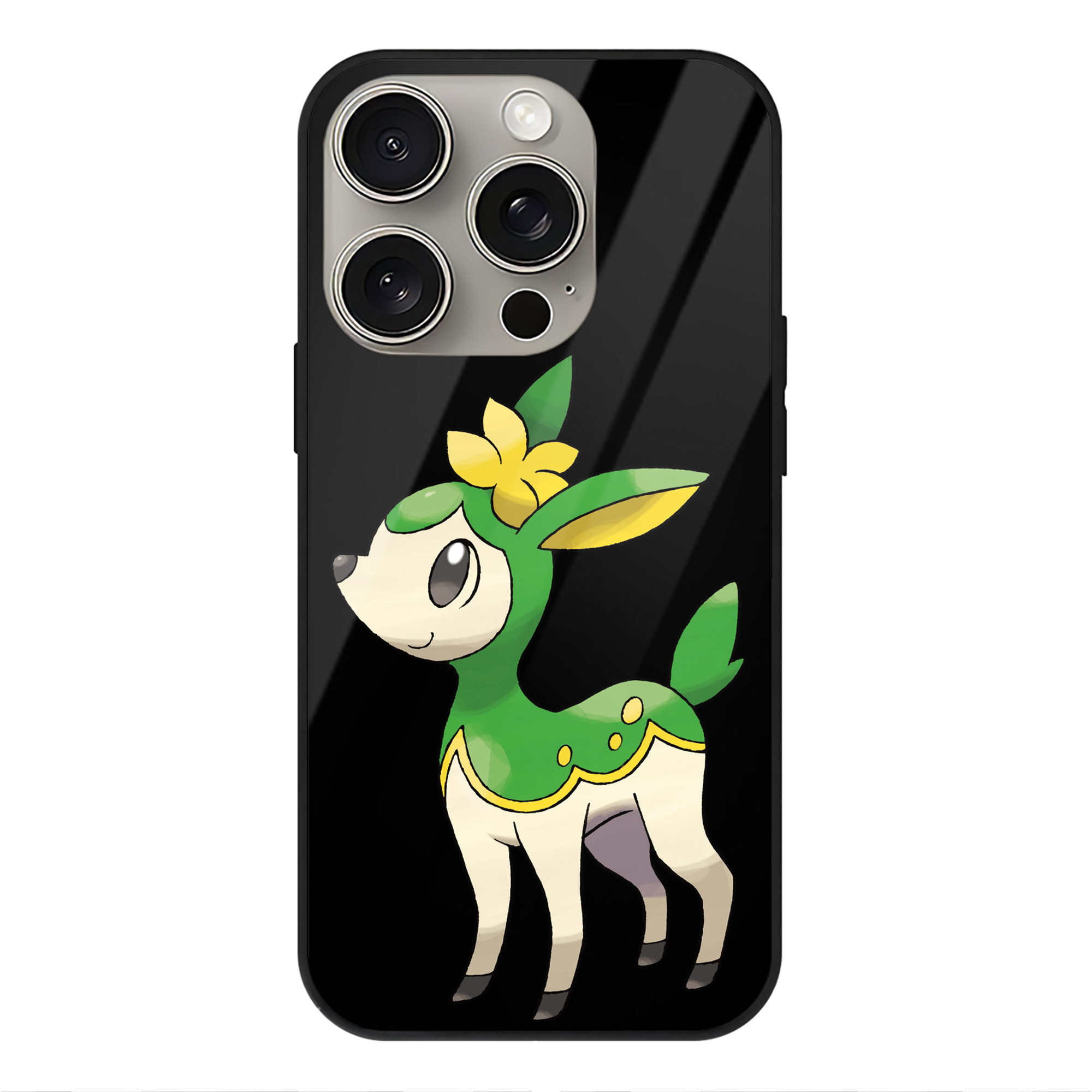 （画像用） ポケットモンスター Pokémon 【iPhone15Pro対応】スマホケース 耐衝撃＆黄変防止 背面ガラス