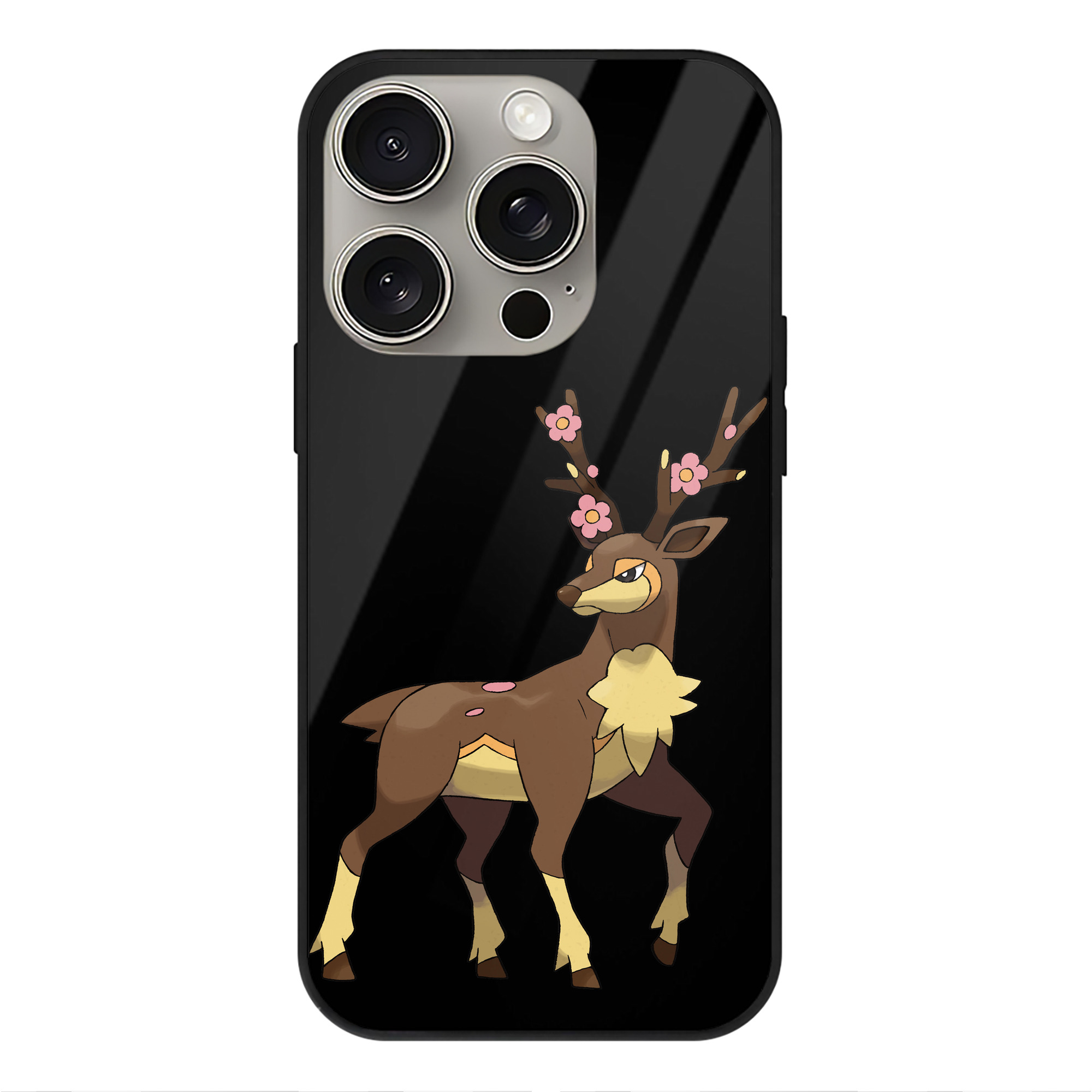 （画像用） ポケットモンスター Pokémon 【iPhone15Pro対応】スマホケース 耐衝撃＆黄変防止 背面ガラス