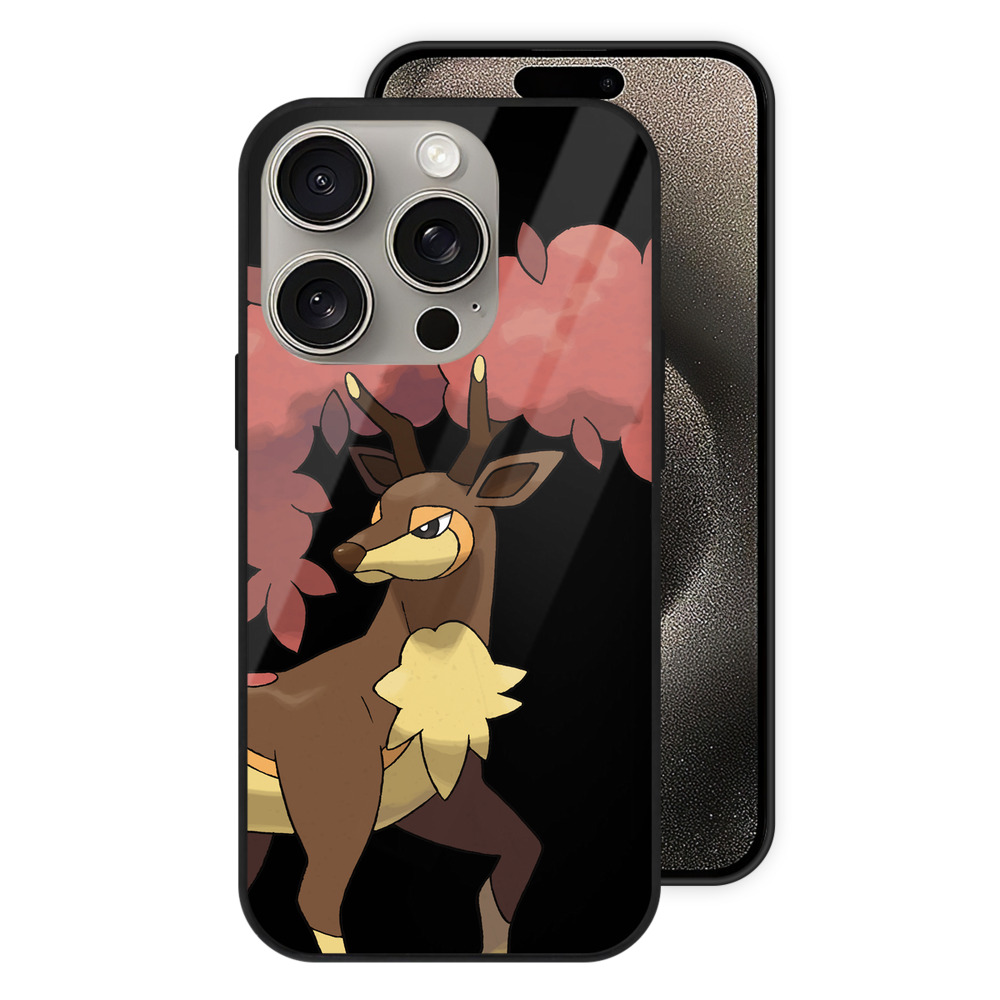 （画像用） ポケットモンスター Pokémon 【iPhone15Pro対応】スマホケース 耐衝撃＆黄変防止 背面ガラス
