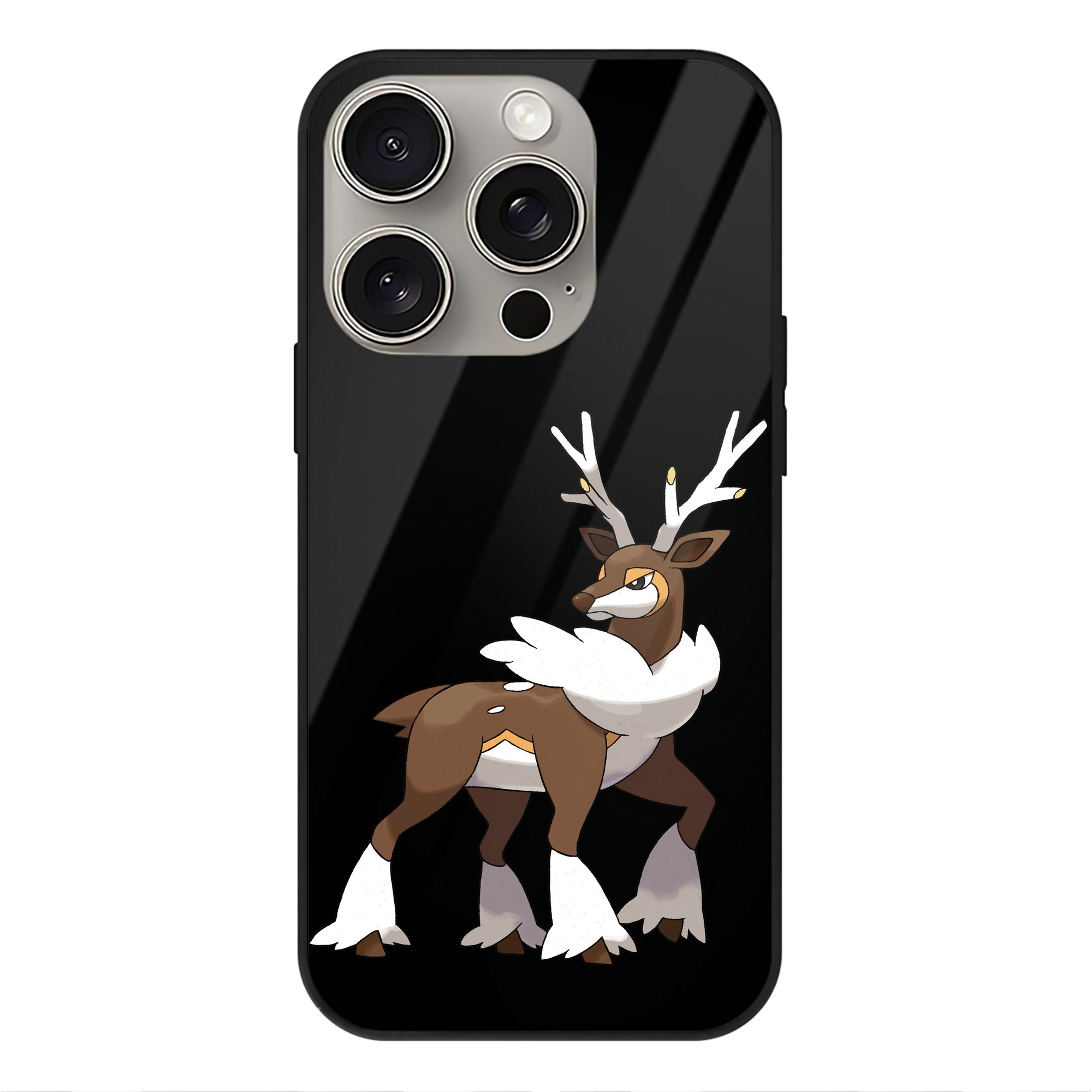 （画像用） ポケットモンスター Pokémon 【iPhone15Pro対応】スマホケース 耐衝撃＆黄変防止 背面ガラス