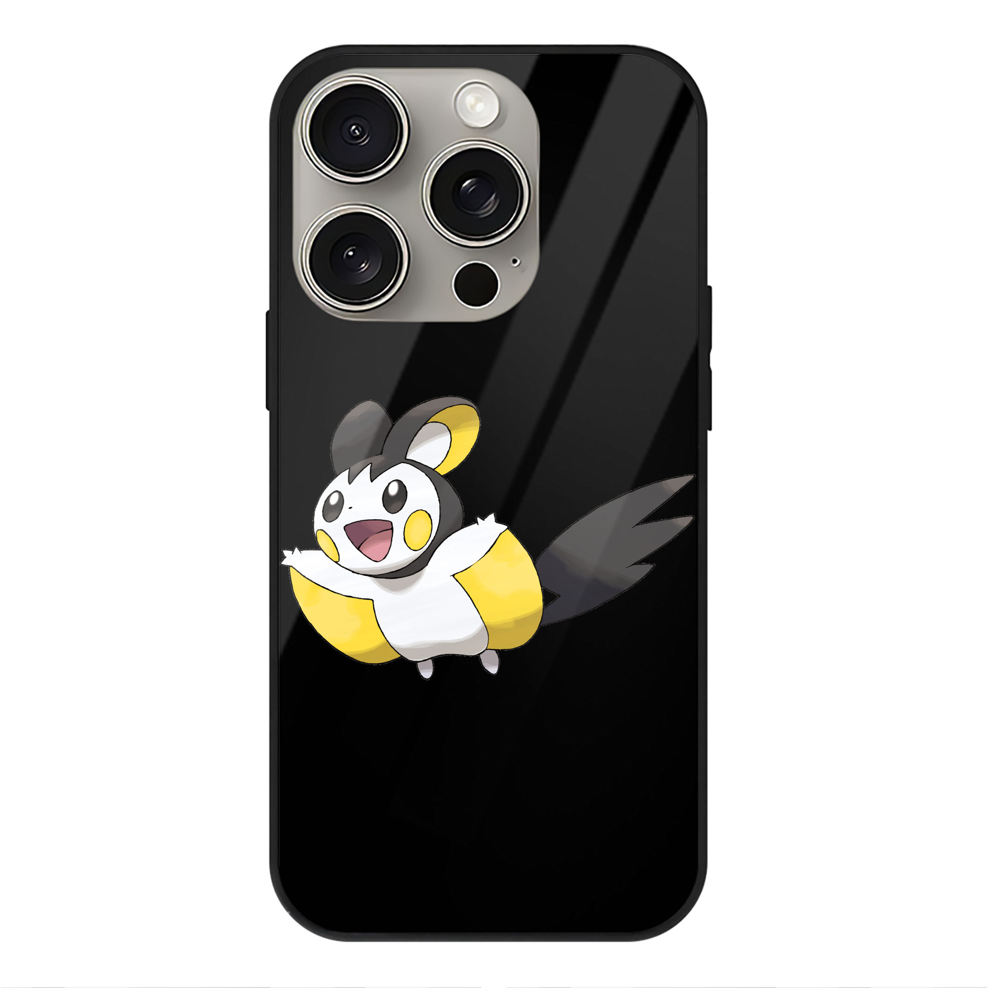 （画像用） ポケットモンスター Pokémon 【iPhone15Pro対応】スマホケース 耐衝撃＆黄変防止 背面ガラス