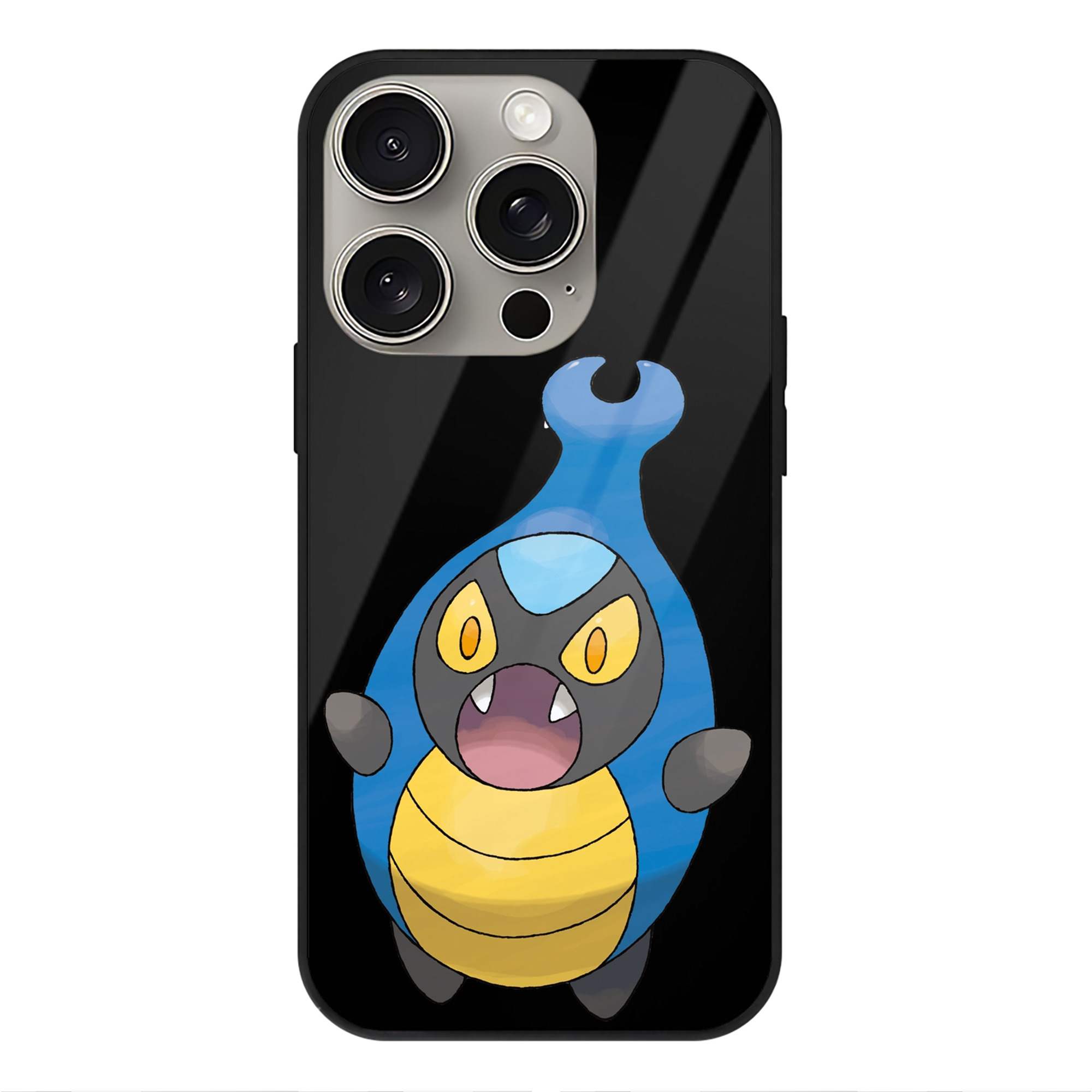 （画像用） ポケットモンスター Pokémon 【iPhone15Pro対応】スマホケース 耐衝撃＆黄変防止 背面ガラス