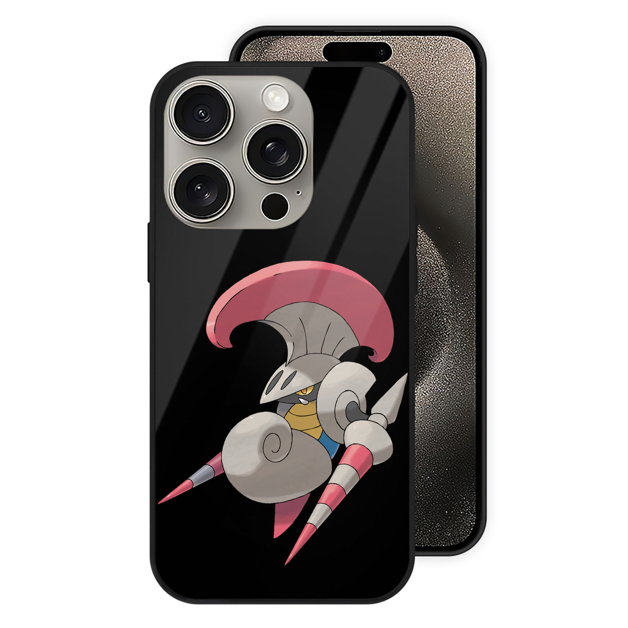 （画像用） ポケットモンスター Pokémon 【iPhone15Pro対応】スマホケース 耐衝撃＆黄変防止 背面ガラス