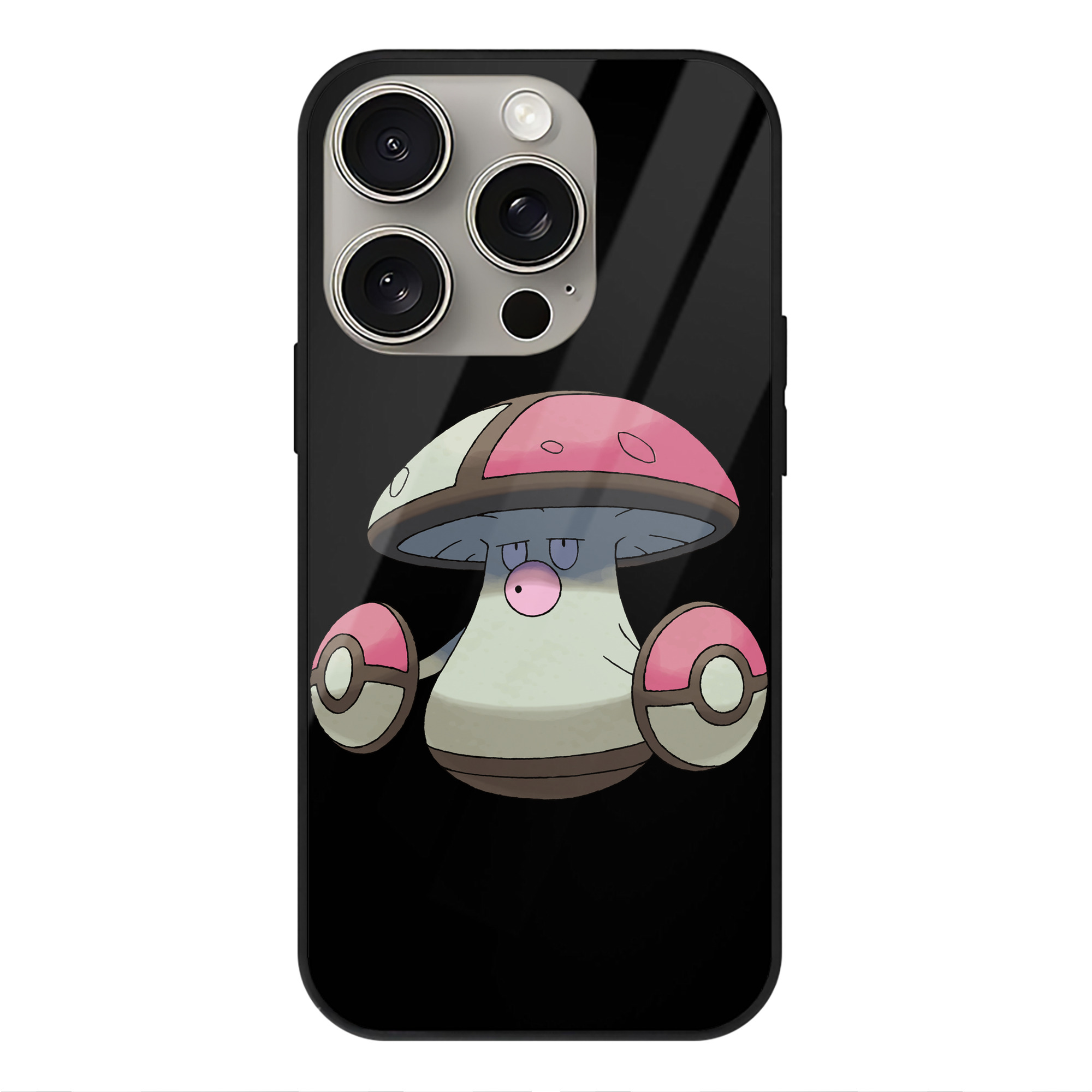 （画像用） ポケットモンスター Pokémon 【iPhone15Pro対応】スマホケース 耐衝撃＆黄変防止 背面ガラス
