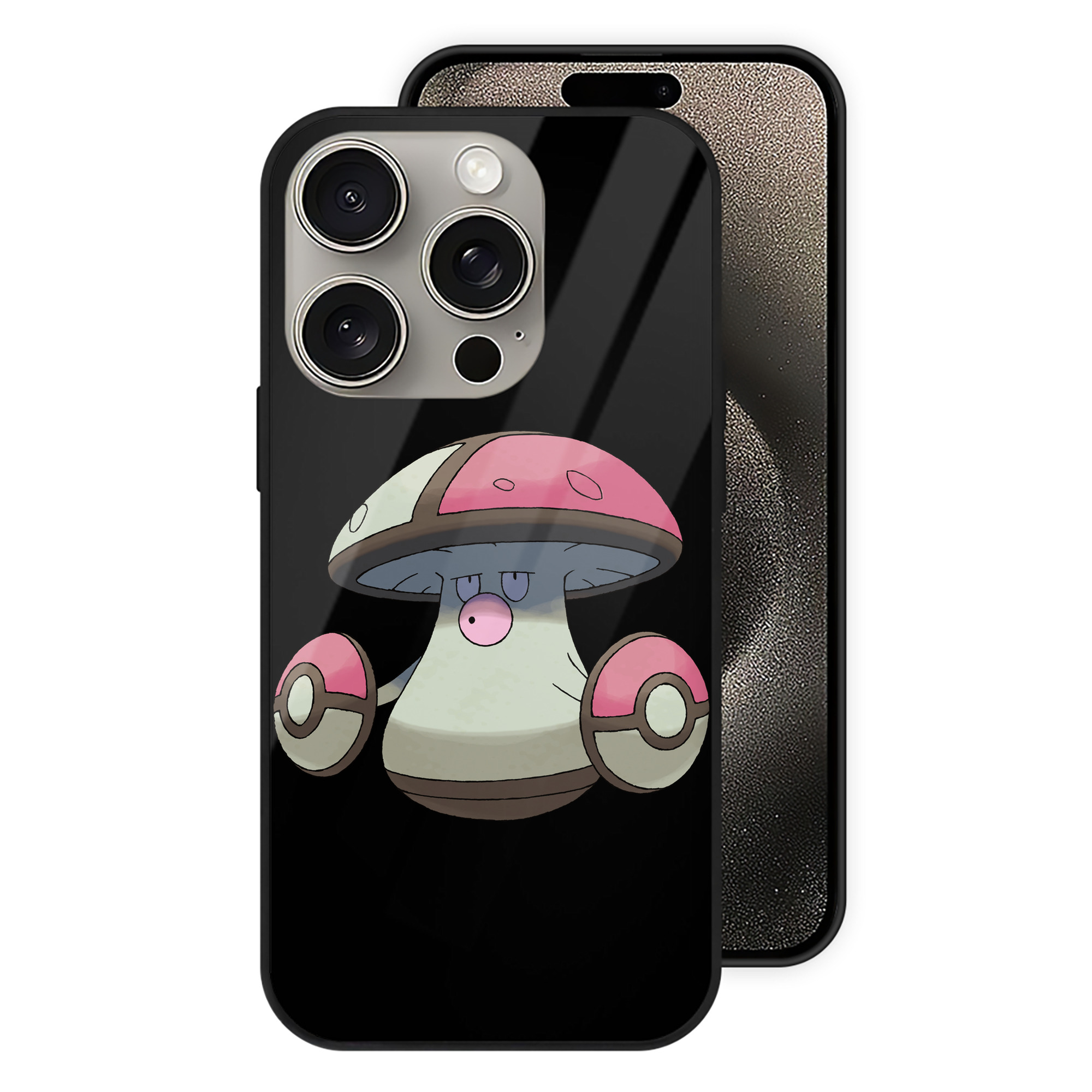 （画像用） ポケットモンスター Pokémon 【iPhone15Pro対応】スマホケース 耐衝撃＆黄変防止 背面ガラス