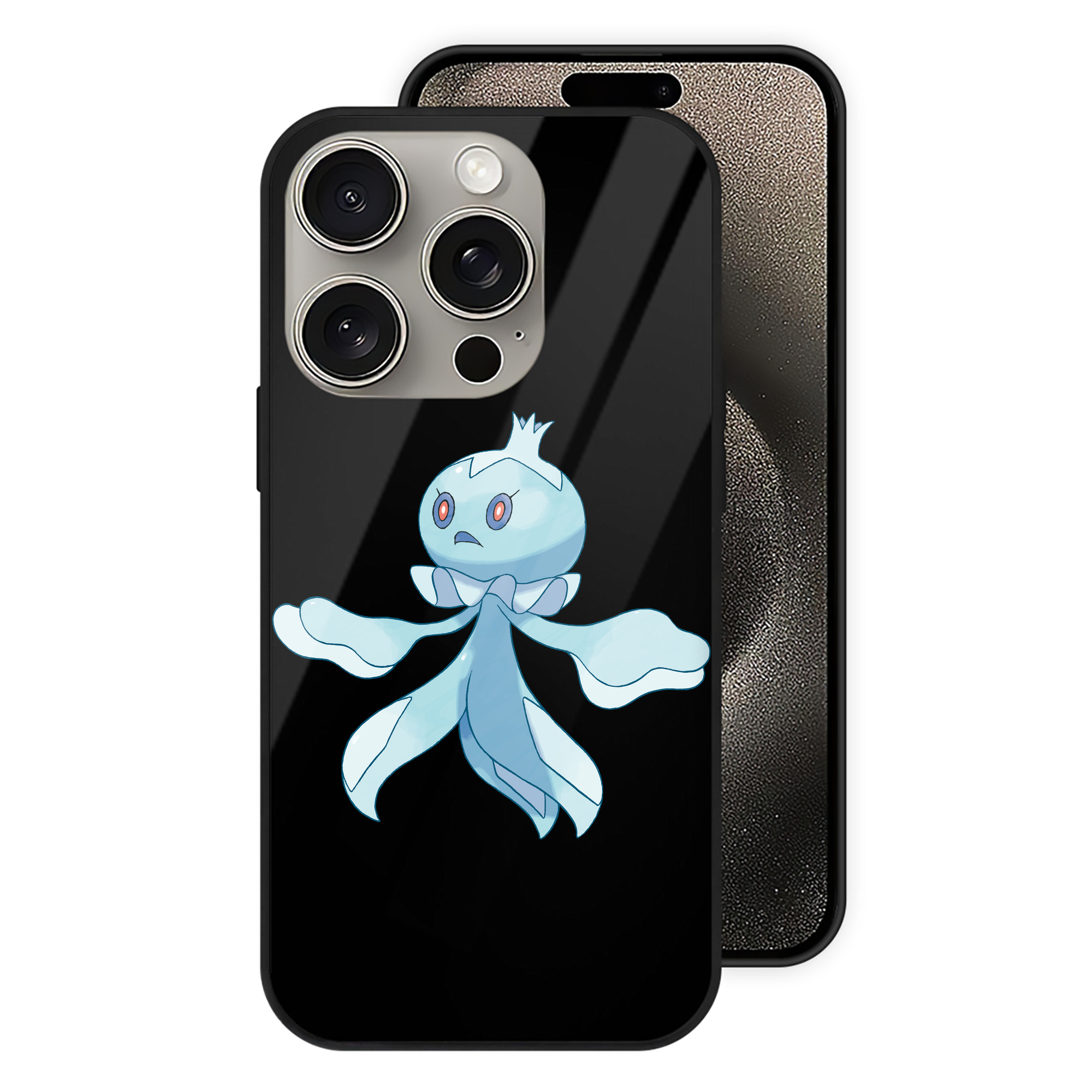 （画像用） ポケットモンスター Pokémon 【iPhone15Pro対応】スマホケース 耐衝撃＆黄変防止 背面ガラス