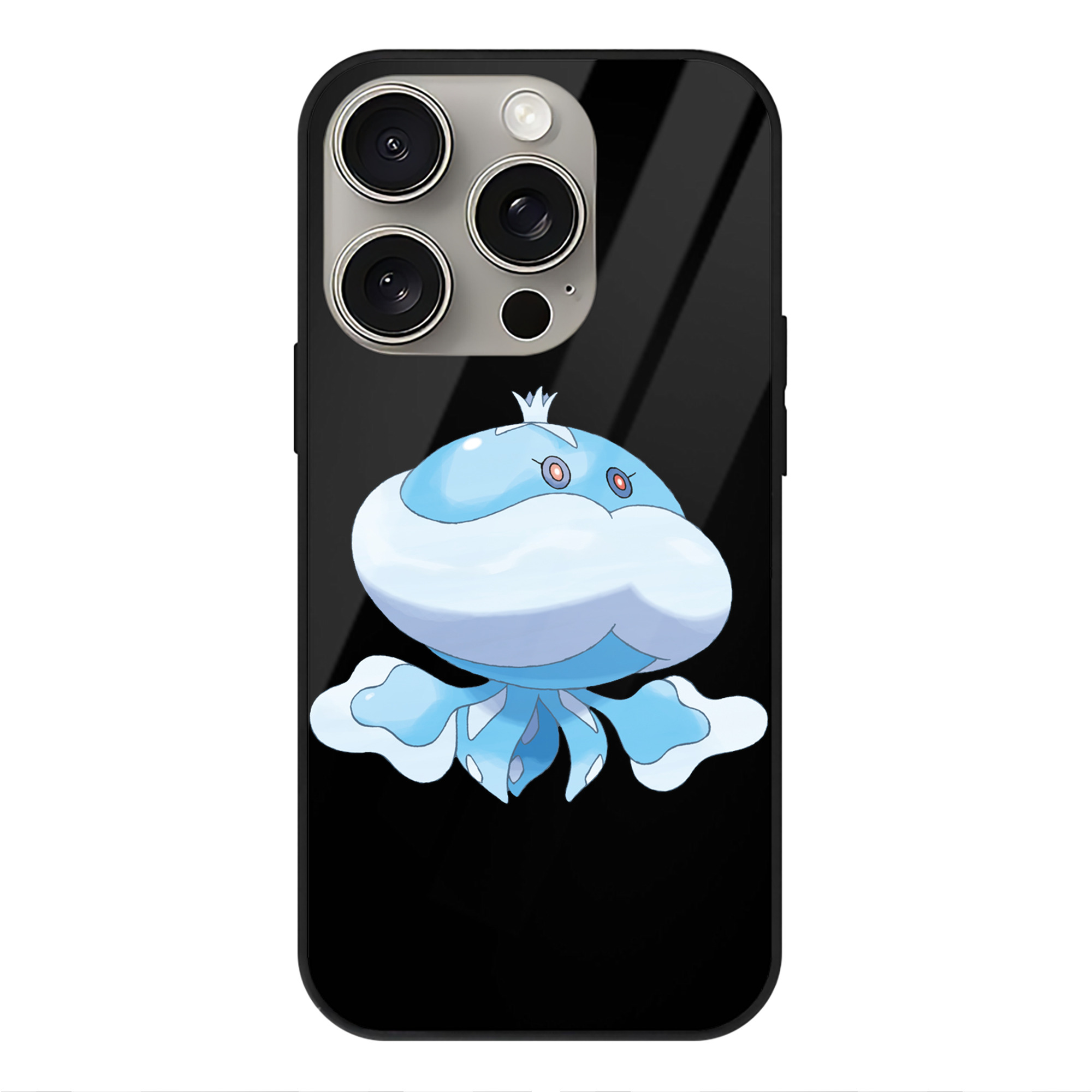 （画像用） ポケットモンスター Pokémon 【iPhone15Pro対応】スマホケース 耐衝撃＆黄変防止 背面ガラス