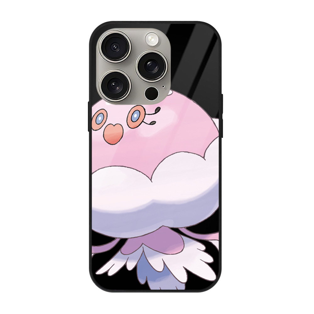 （画像用） ポケットモンスター Pokémon 【iPhone15Pro対応】スマホケース 耐衝撃＆黄変防止 背面ガラス