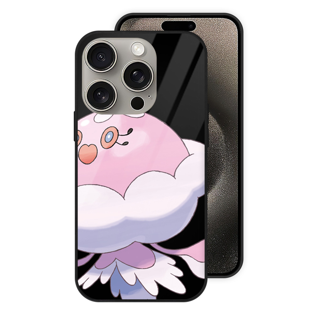 （画像用） ポケットモンスター Pokémon 【iPhone15Pro対応】スマホケース 耐衝撃＆黄変防止 背面ガラス