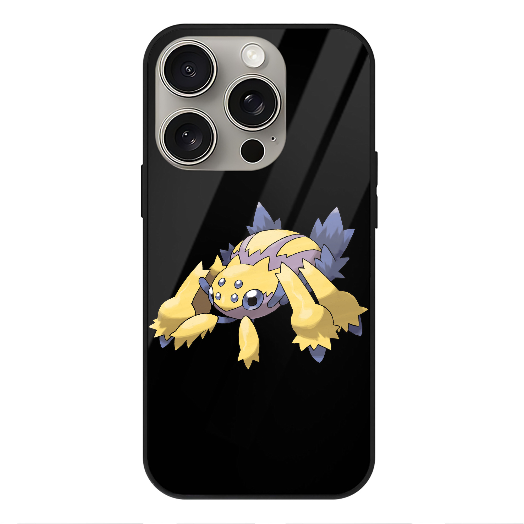 （画像用） ポケットモンスター Pokémon 【iPhone15Pro対応】スマホケース 耐衝撃＆黄変防止 背面ガラス