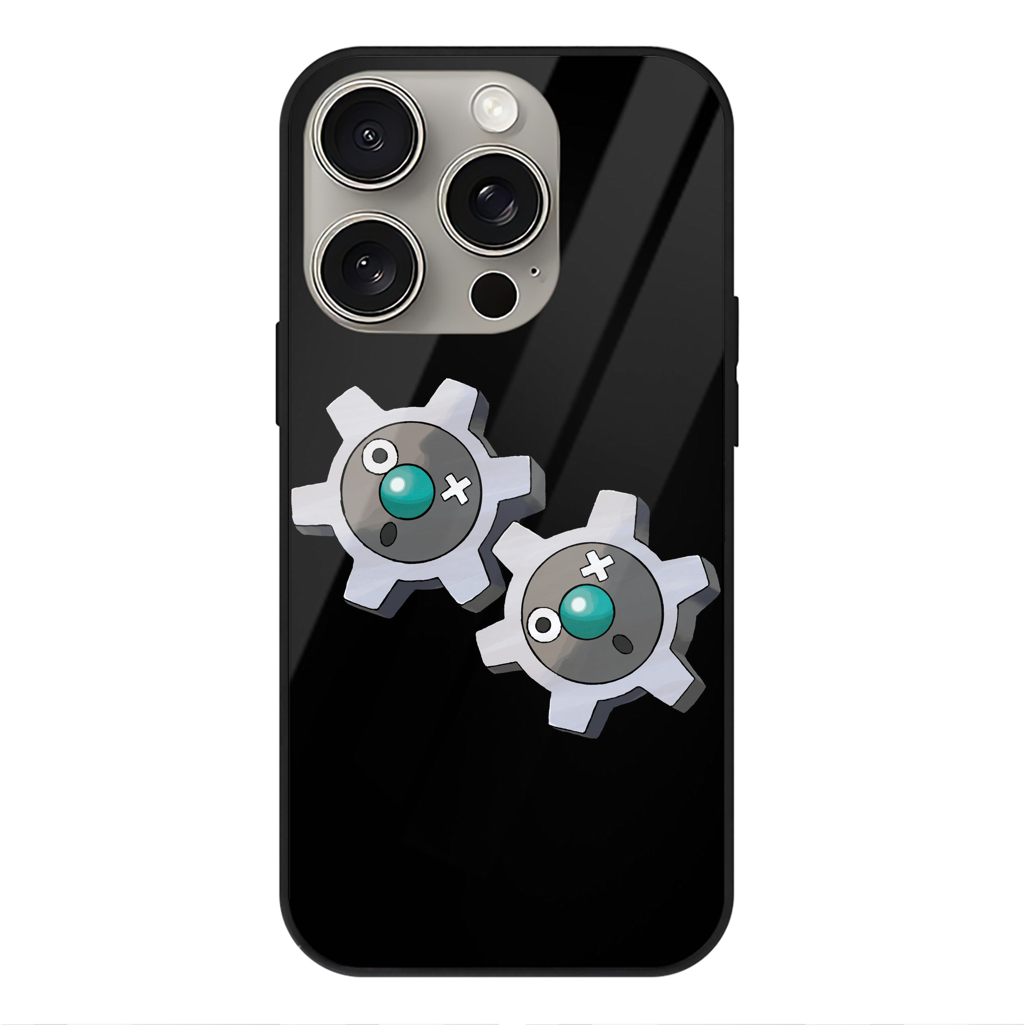 （画像用） ポケットモンスター Pokémon 【iPhone15Pro対応】スマホケース 耐衝撃＆黄変防止 背面ガラス