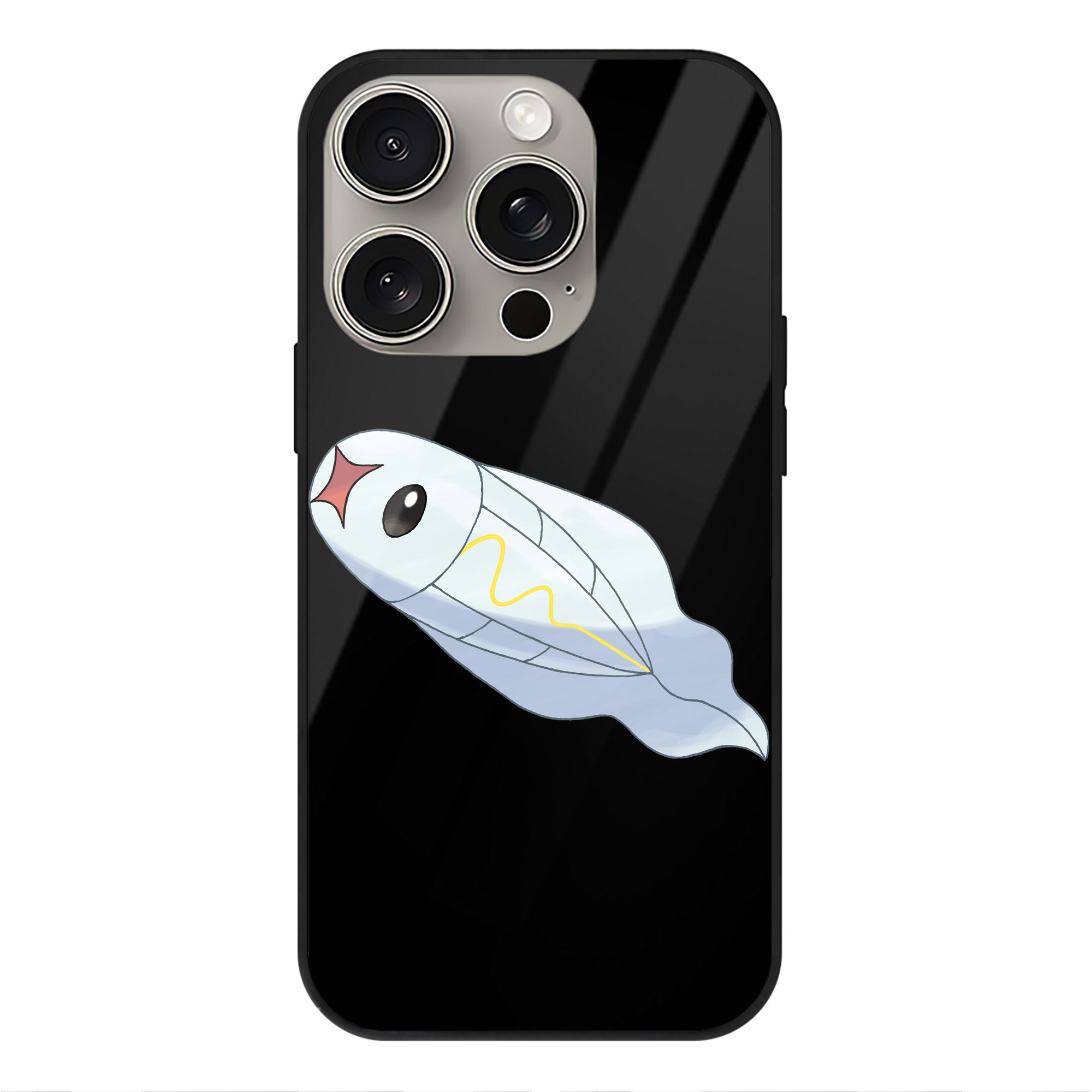 （画像用） ポケットモンスター Pokémon 【iPhone15Pro対応】スマホケース 耐衝撃＆黄変防止 背面ガラス