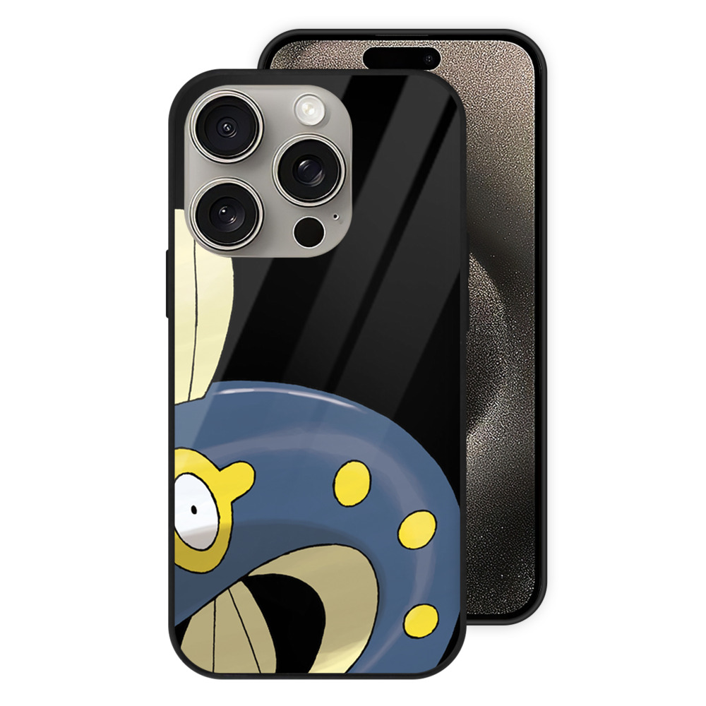 （画像用） ポケットモンスター Pokémon 【iPhone15Pro対応】スマホケース 耐衝撃＆黄変防止 背面ガラス