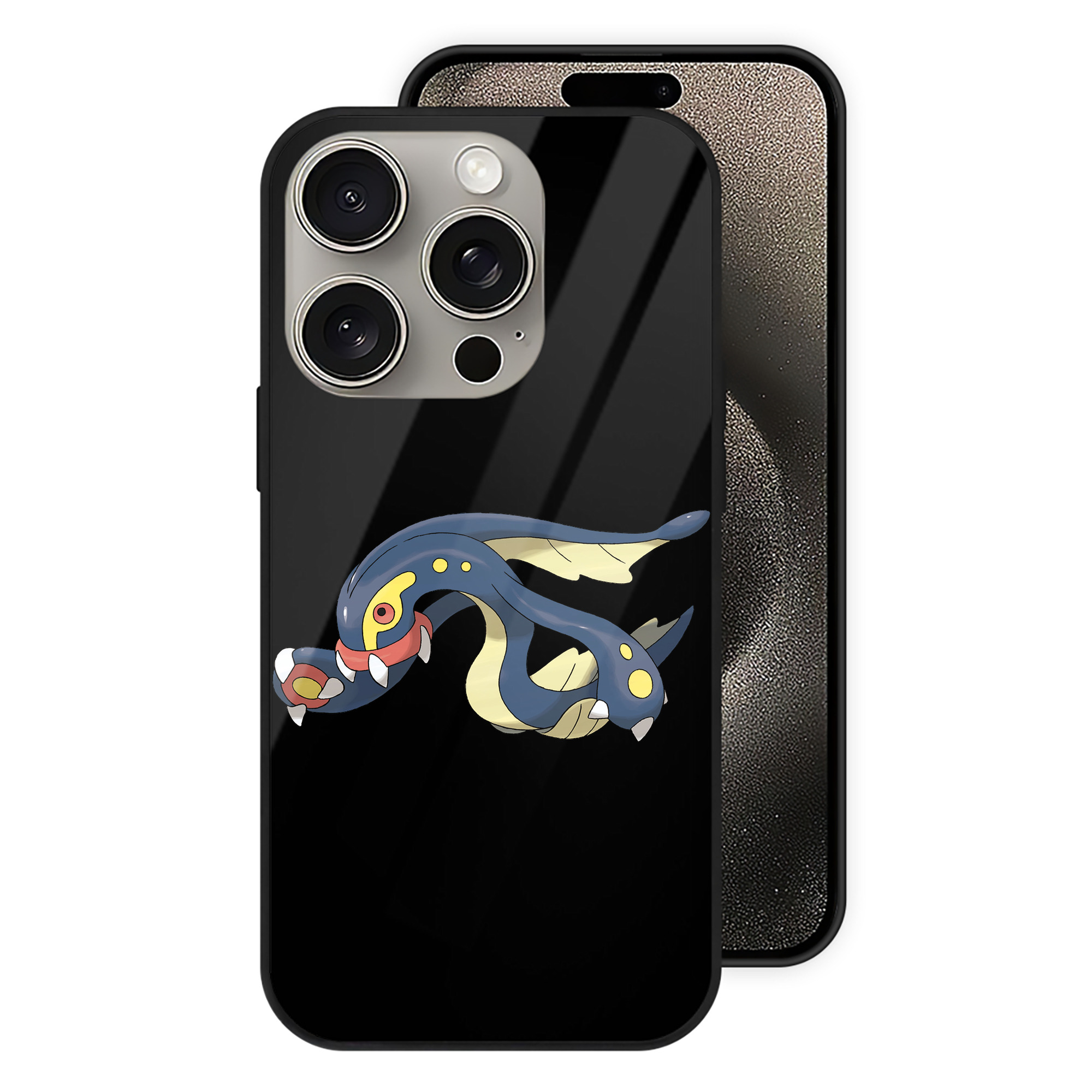 （画像用） ポケットモンスター Pokémon 【iPhone15Pro対応】スマホケース 耐衝撃＆黄変防止 背面ガラス