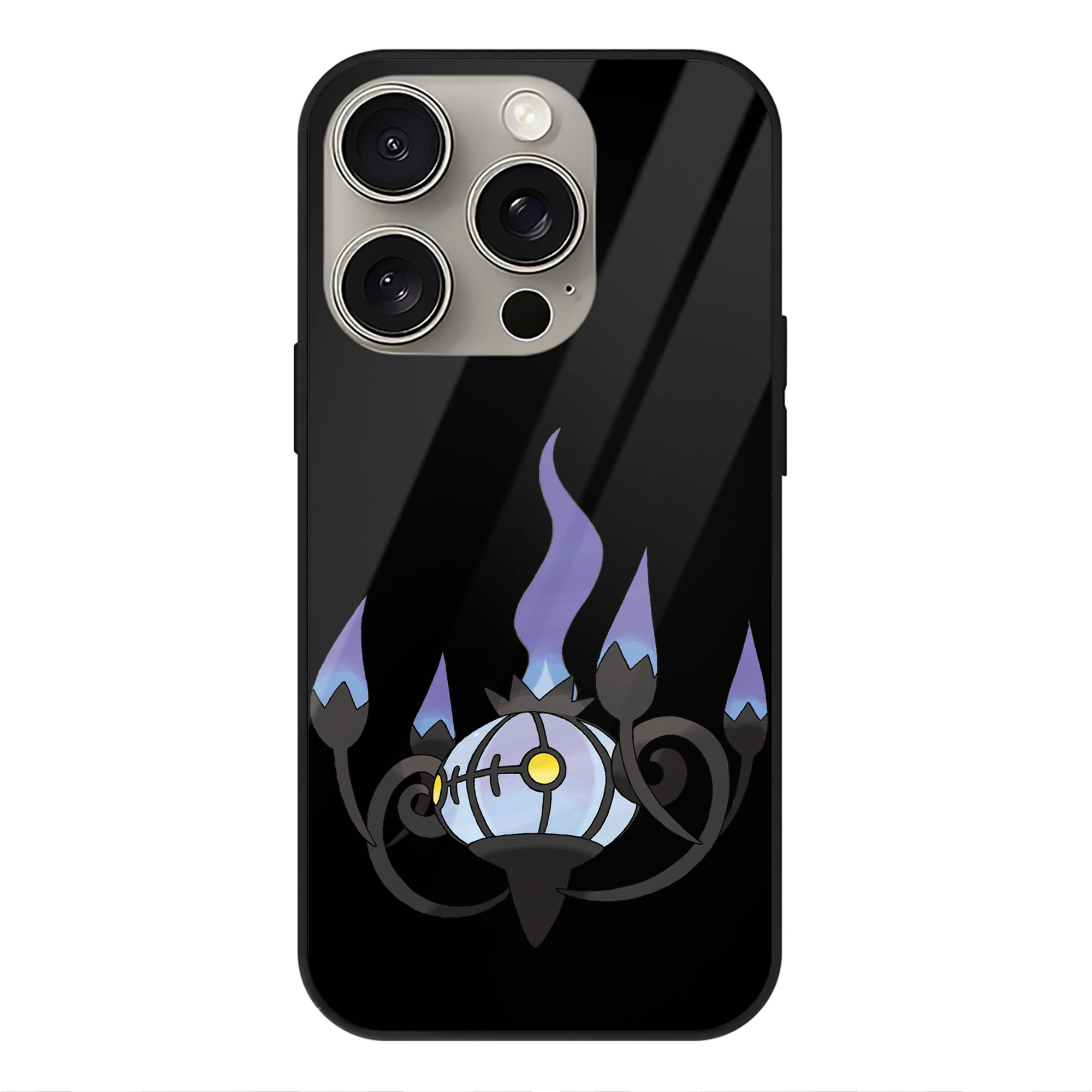 （画像用） ポケットモンスター Pokémon 【iPhone15Pro対応】スマホケース 耐衝撃＆黄変防止 背面ガラス