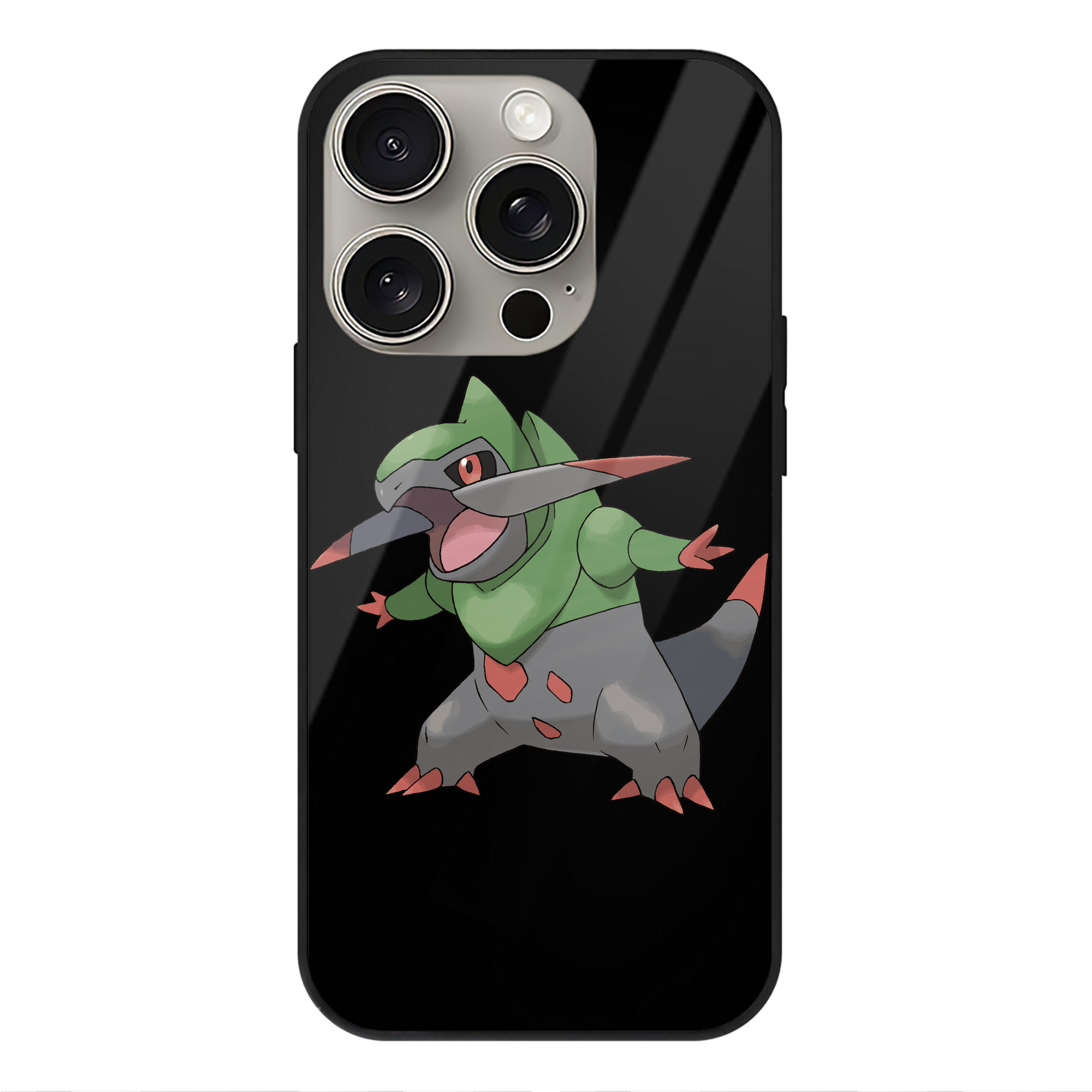 （画像用） ポケットモンスター Pokémon 【iPhone15Pro対応】スマホケース 耐衝撃＆黄変防止 背面ガラス
