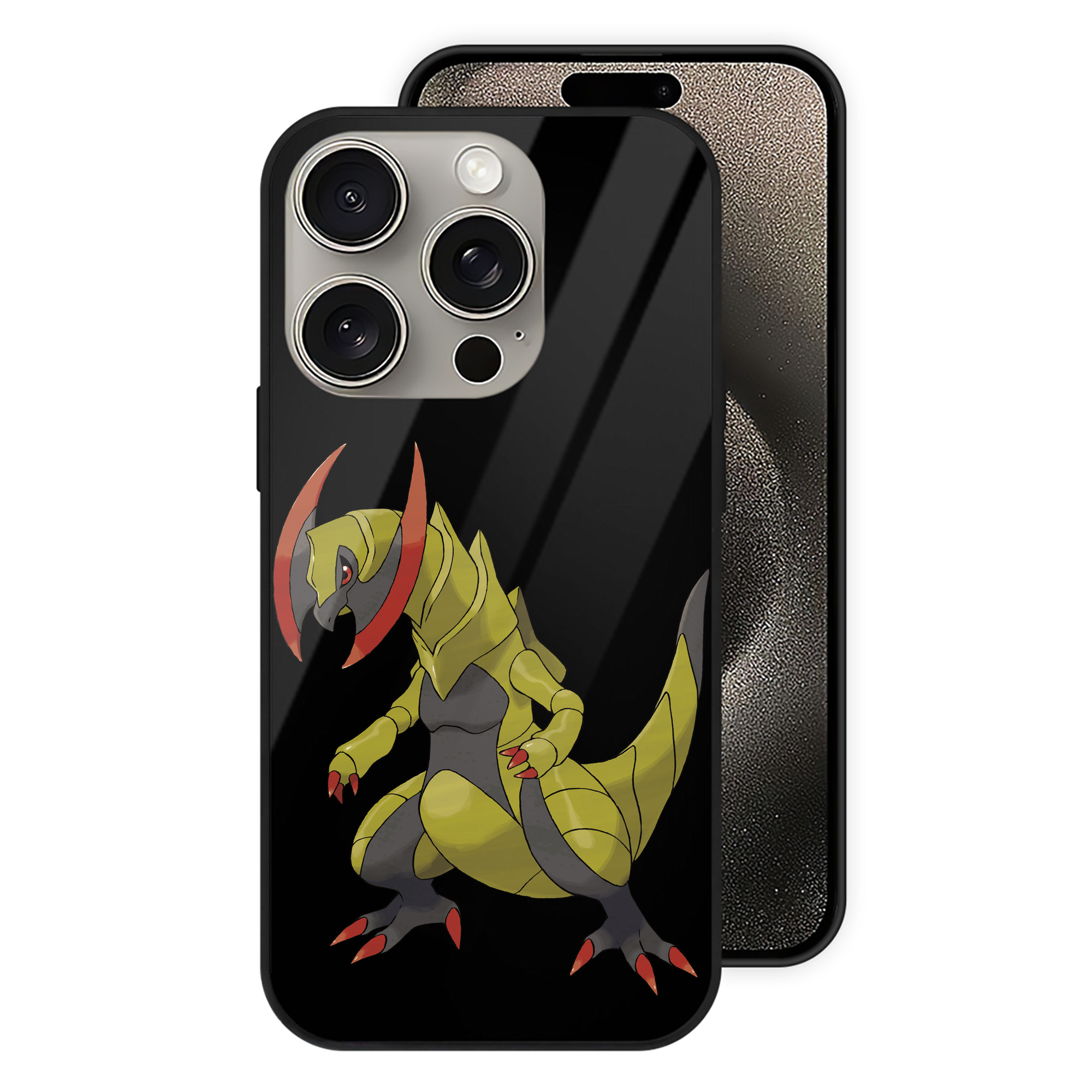 （画像用） ポケットモンスター Pokémon 【iPhone15Pro対応】スマホケース 耐衝撃＆黄変防止 背面ガラス