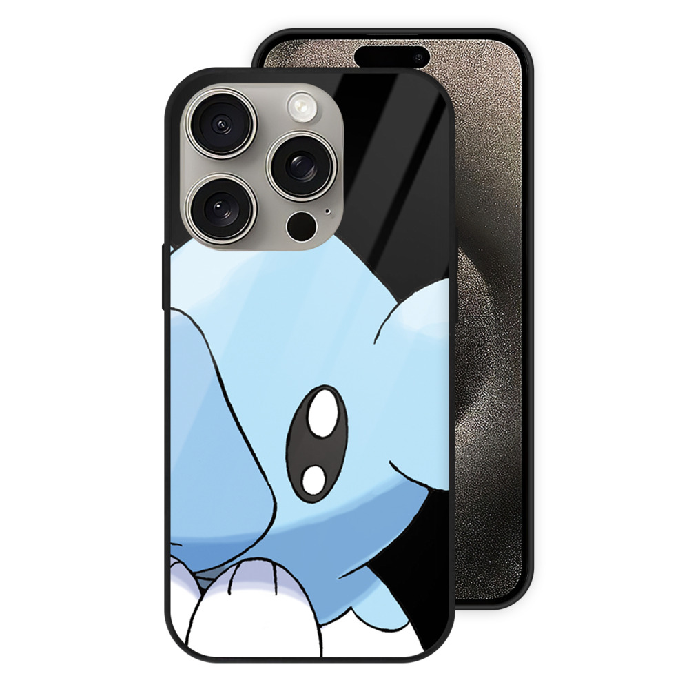 （画像用） ポケットモンスター Pokémon 【iPhone15Pro対応】スマホケース 耐衝撃＆黄変防止 背面ガラス