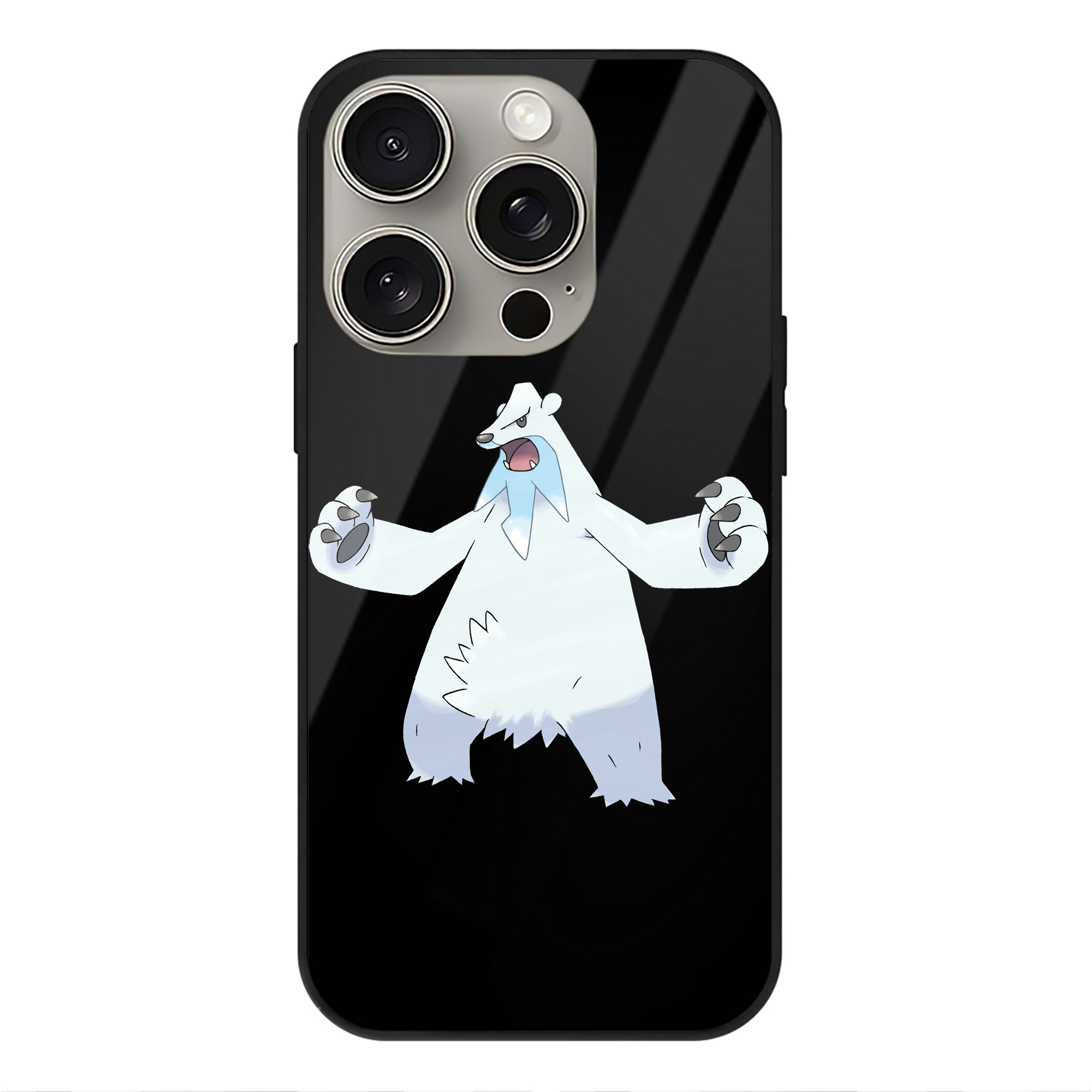 （画像用） ポケットモンスター Pokémon 【iPhone15Pro対応】スマホケース 耐衝撃＆黄変防止 背面ガラス