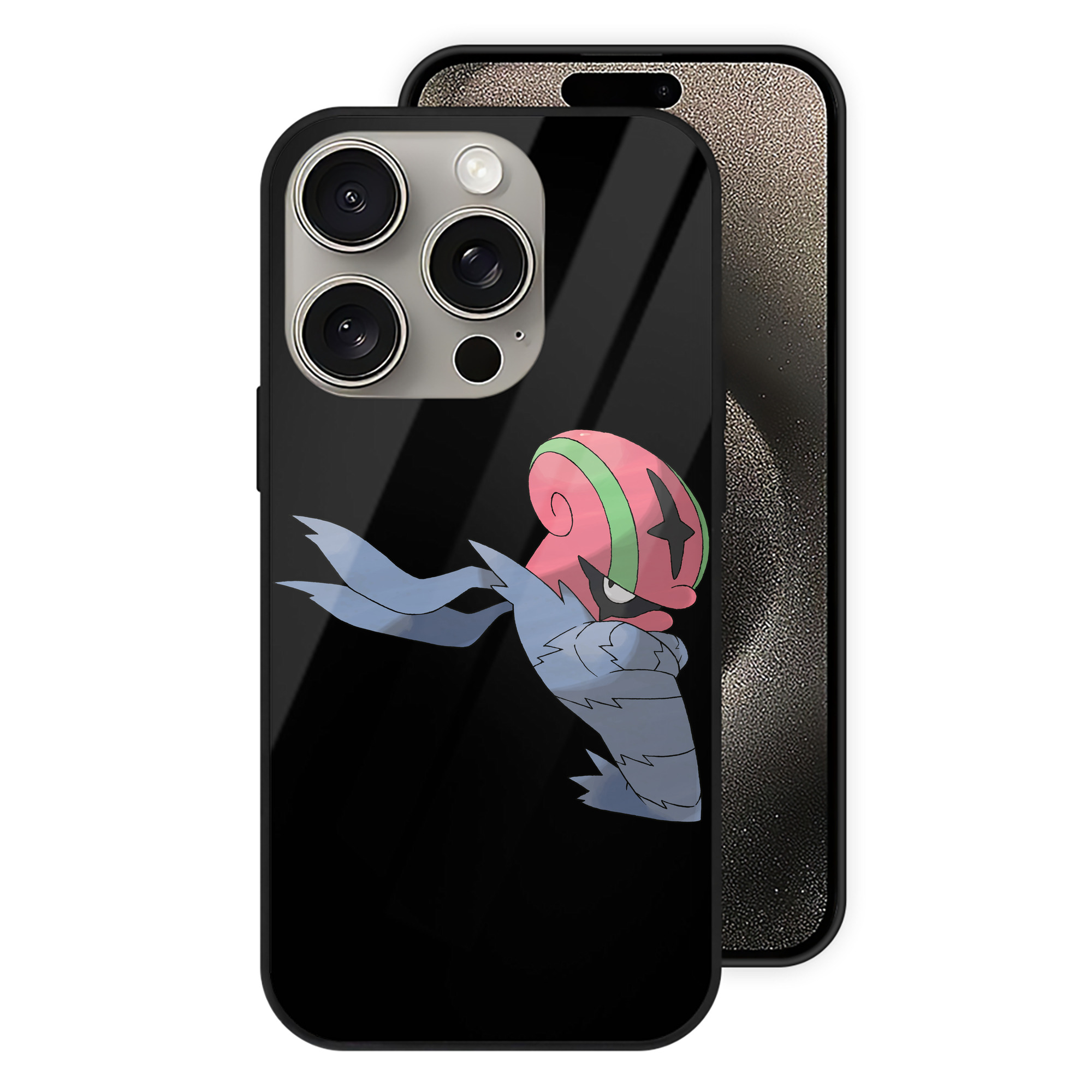 （画像用） ポケットモンスター Pokémon 【iPhone15Pro対応】スマホケース 耐衝撃＆黄変防止 背面ガラス