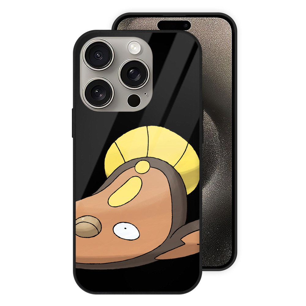 （画像用） ポケットモンスター Pokémon 【iPhone15Pro対応】スマホケース 耐衝撃＆黄変防止 背面ガラス