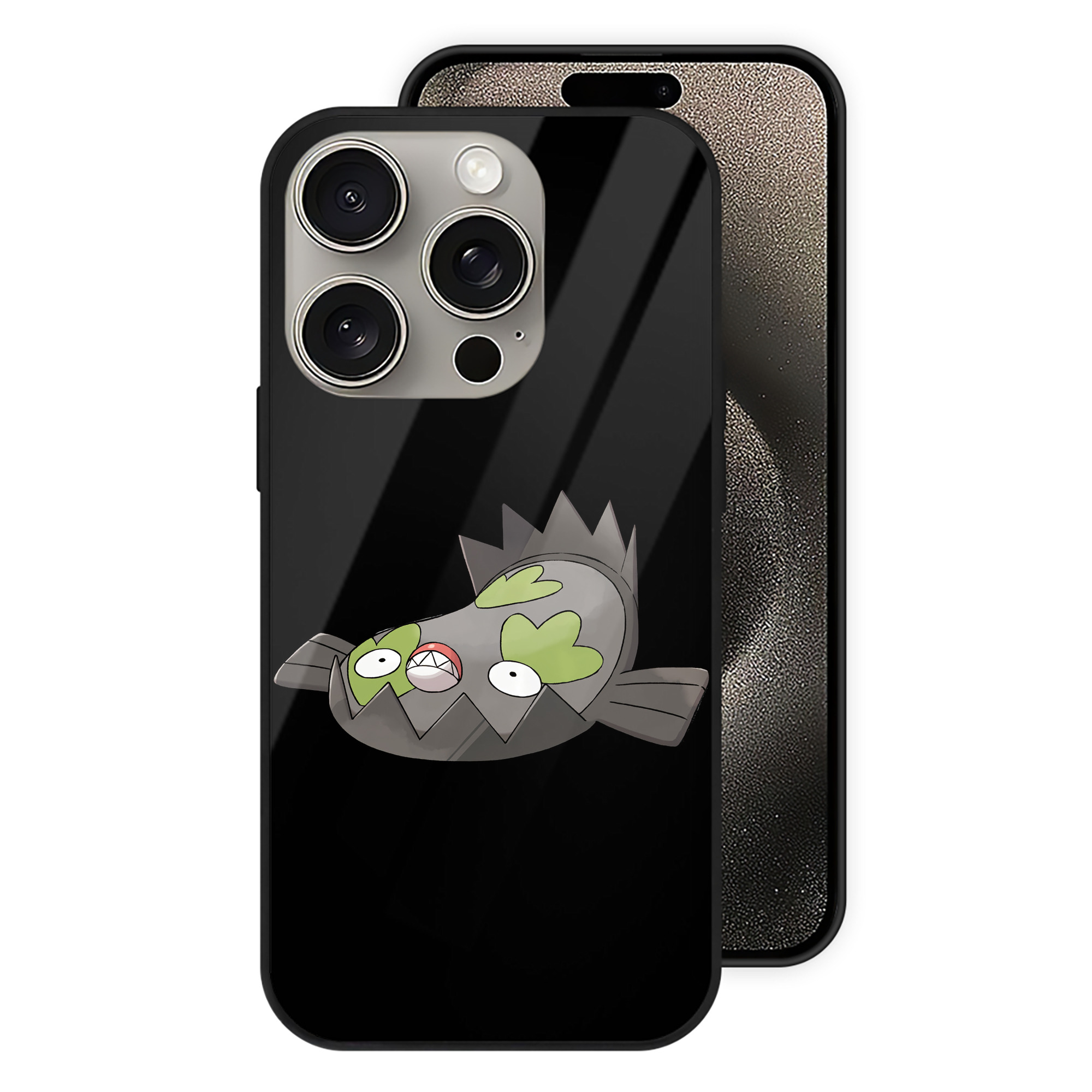 （画像用） ポケットモンスター Pokémon 【iPhone15Pro対応】スマホケース 耐衝撃＆黄変防止 背面ガラス