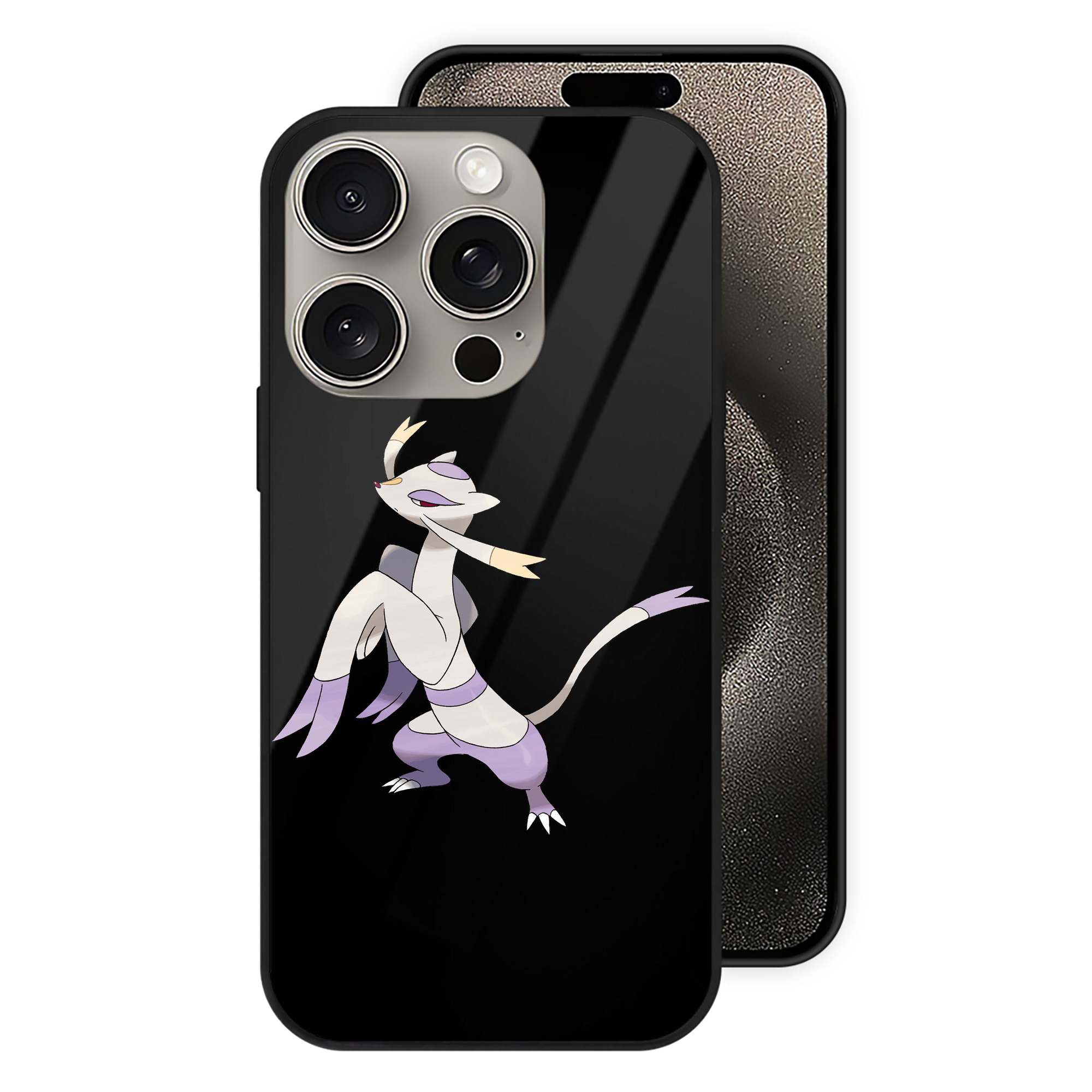 （画像用） ポケットモンスター Pokémon 【iPhone15Pro対応】スマホケース 耐衝撃＆黄変防止 背面ガラス