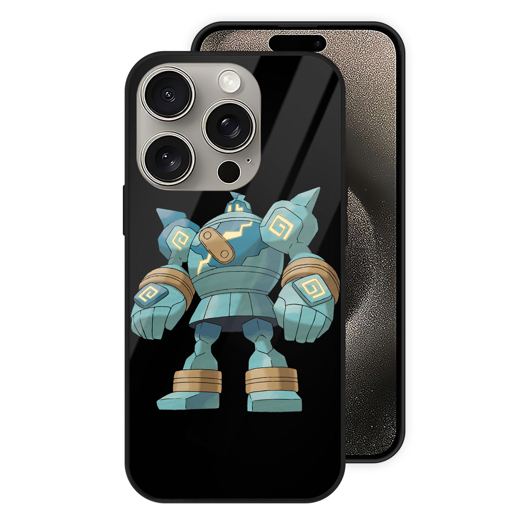（画像用） ポケットモンスター Pokémon 【iPhone15Pro対応】スマホケース 耐衝撃＆黄変防止 背面ガラス