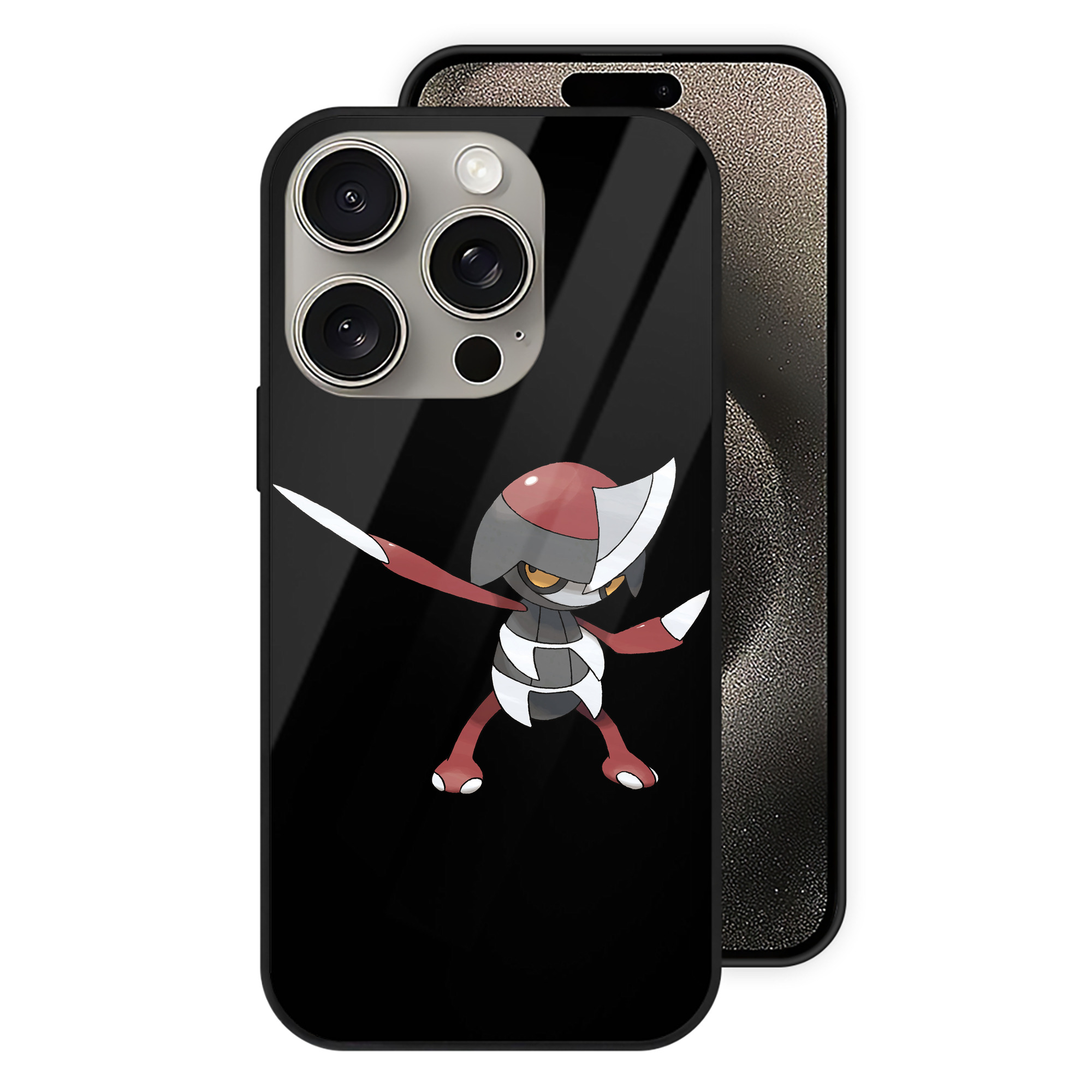 （画像用） ポケットモンスター Pokémon 【iPhone15Pro対応】スマホケース 耐衝撃＆黄変防止 背面ガラス